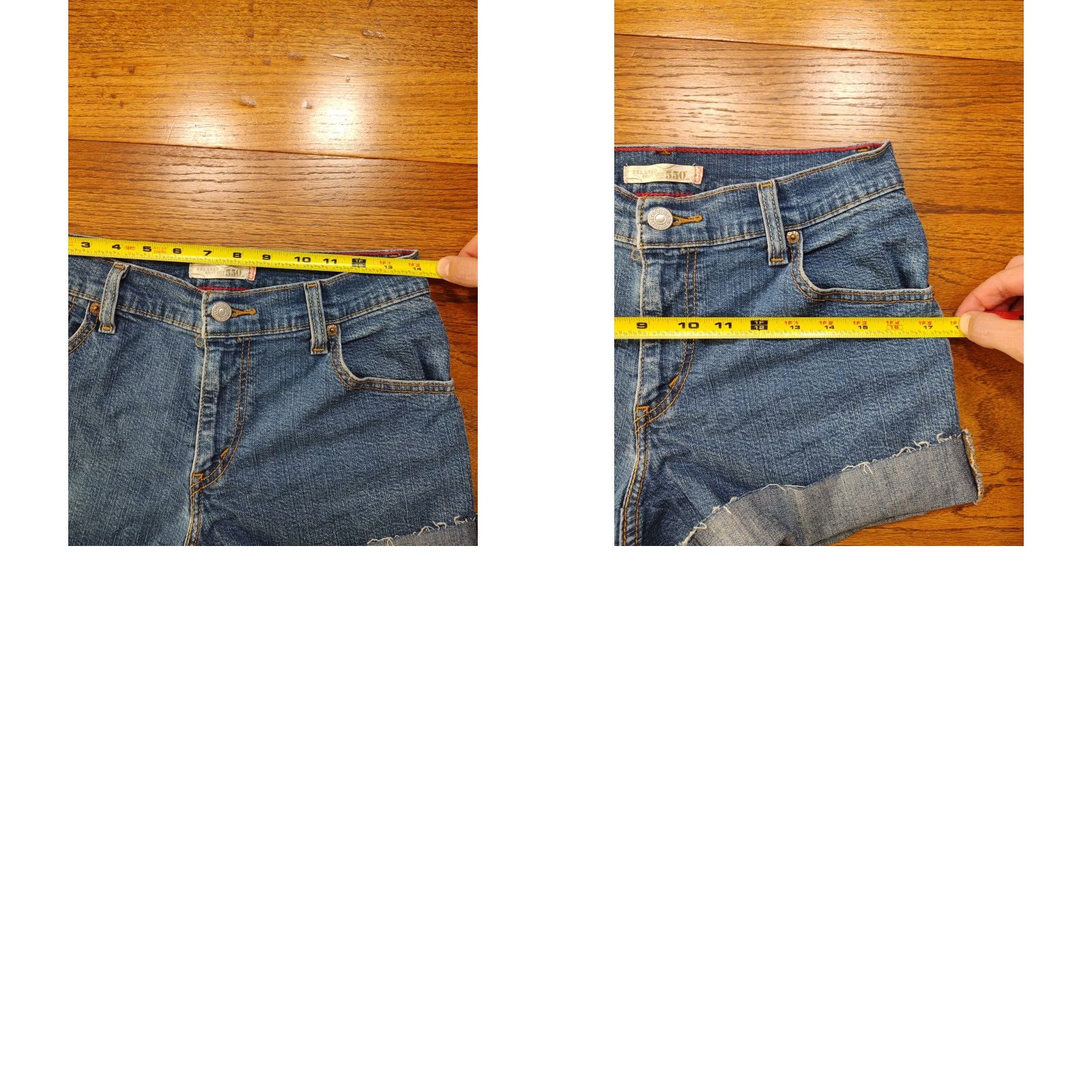 Levi's VTG Levi's 550 Denim Cut Off Shorts Womens 28 in Blue Relaxed 3.5 in Inseam 6 Fashion 90s USA Classic Jeans Size 28" / US 6 / IT 42 - 8 Thumbnail