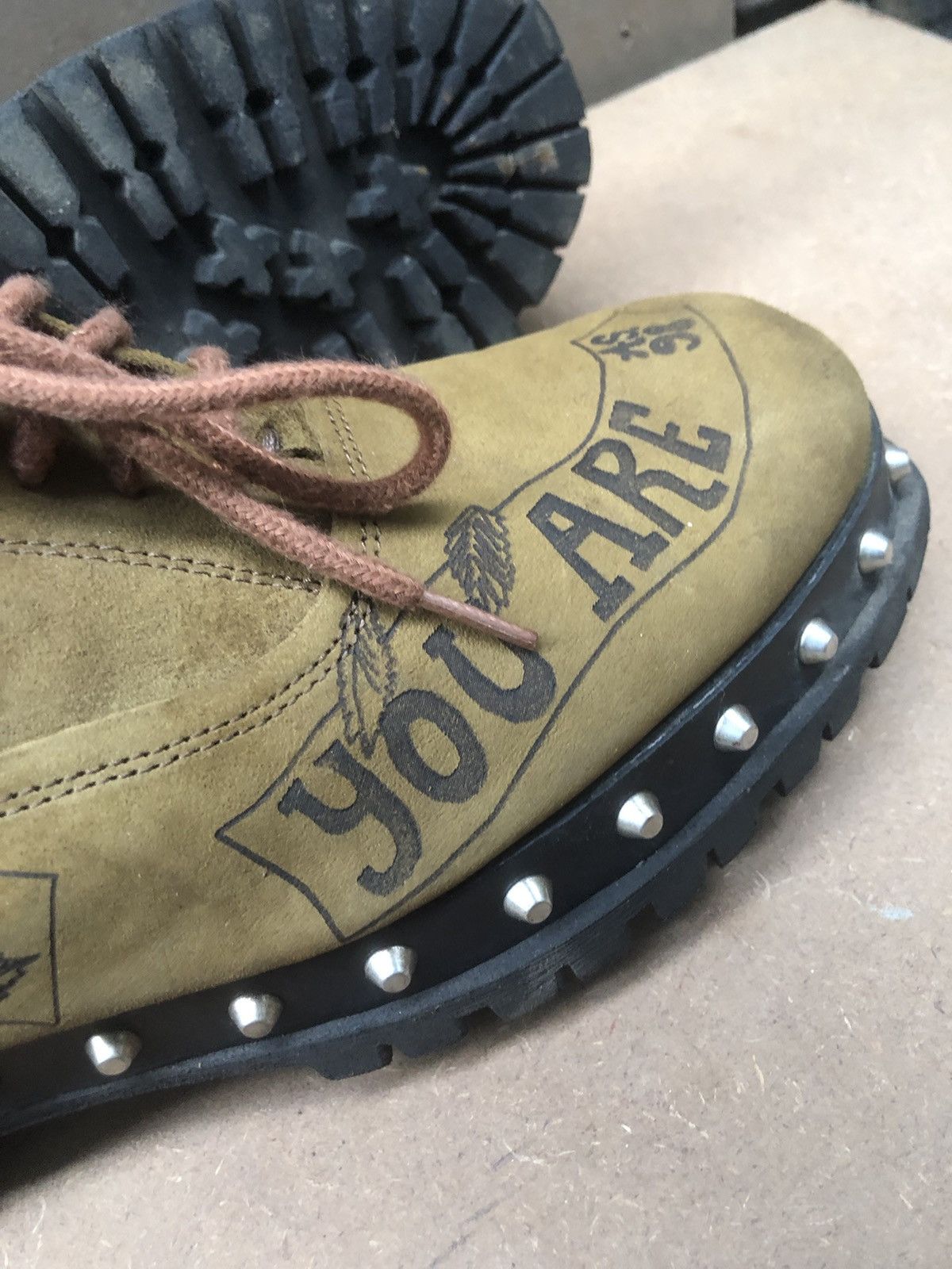 A.S.98 A.S 98 Brown Leather Men’s studded Casual Shoes Size 42 Size US 8 / EU 41 - 12 Thumbnail