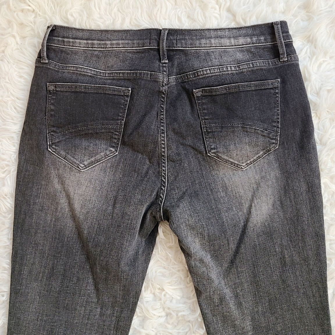 Free People Driftwood Jackie free people faded black denim jeans sz 32 Size 32" / US 10 / IT 46 - 8 Thumbnail
