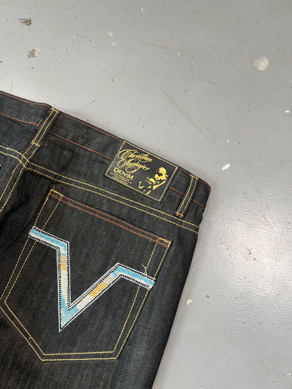 Christian Audigier Vintage super rare edhardy by Christian Audigher denim - 39 Size US 39 - 12 Thumbnail