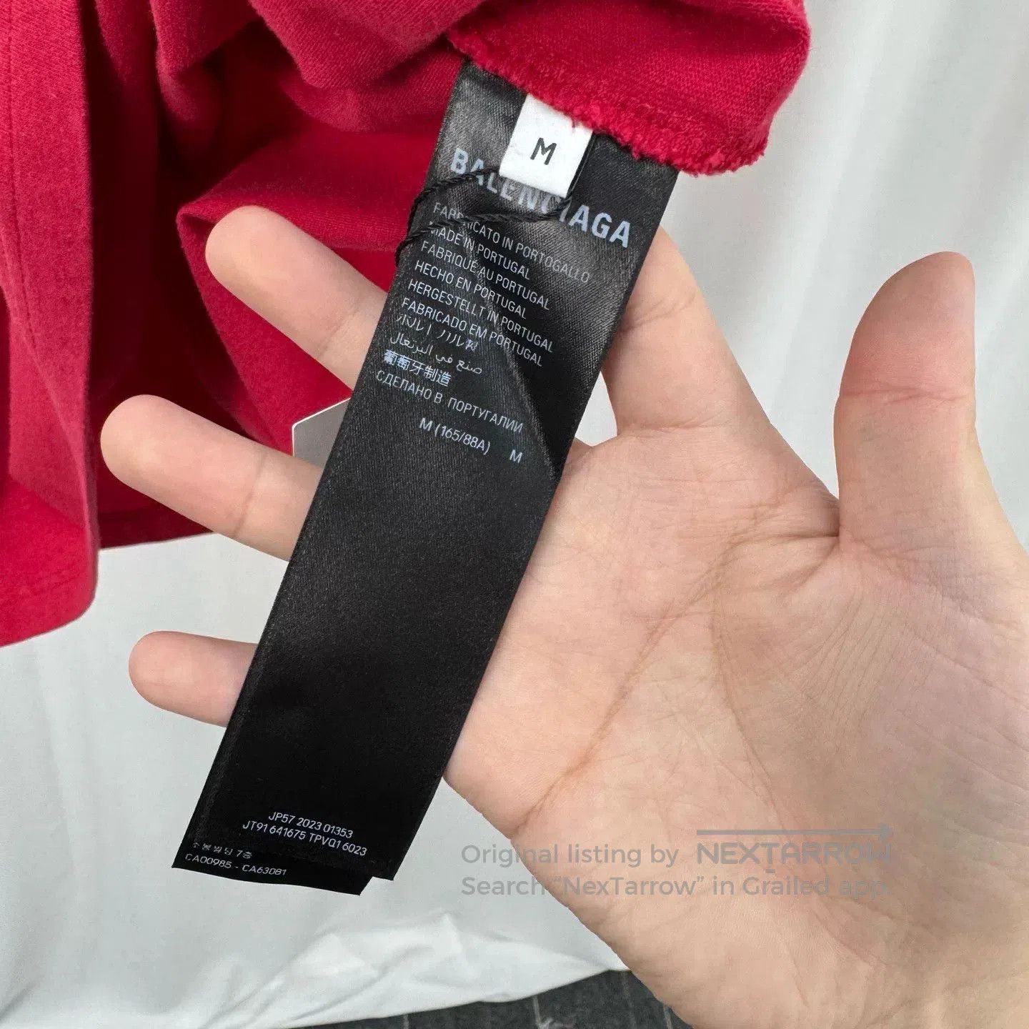 Balenciaga Balenciaga Flame Burst Letter Short-Sleeve. Size US M / EU 48-50 / 2 - 7 Thumbnail