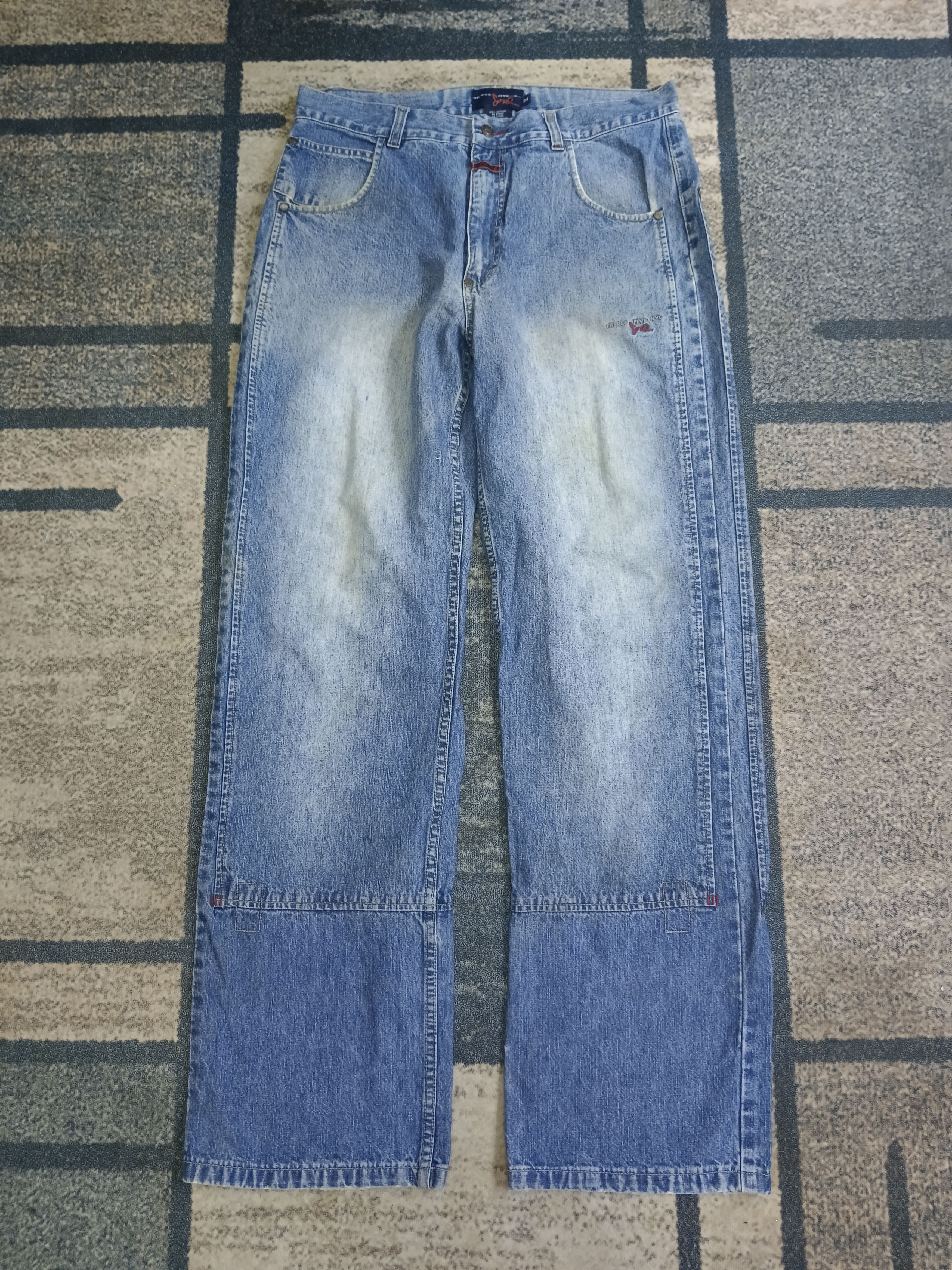 Japanese Brand TRENDING WIDE PANTS BAGGY🔥SICK TRIPLE FIVE NYC DENIM PANTS Size US 34 / EU 50 - 2 Thumbnail