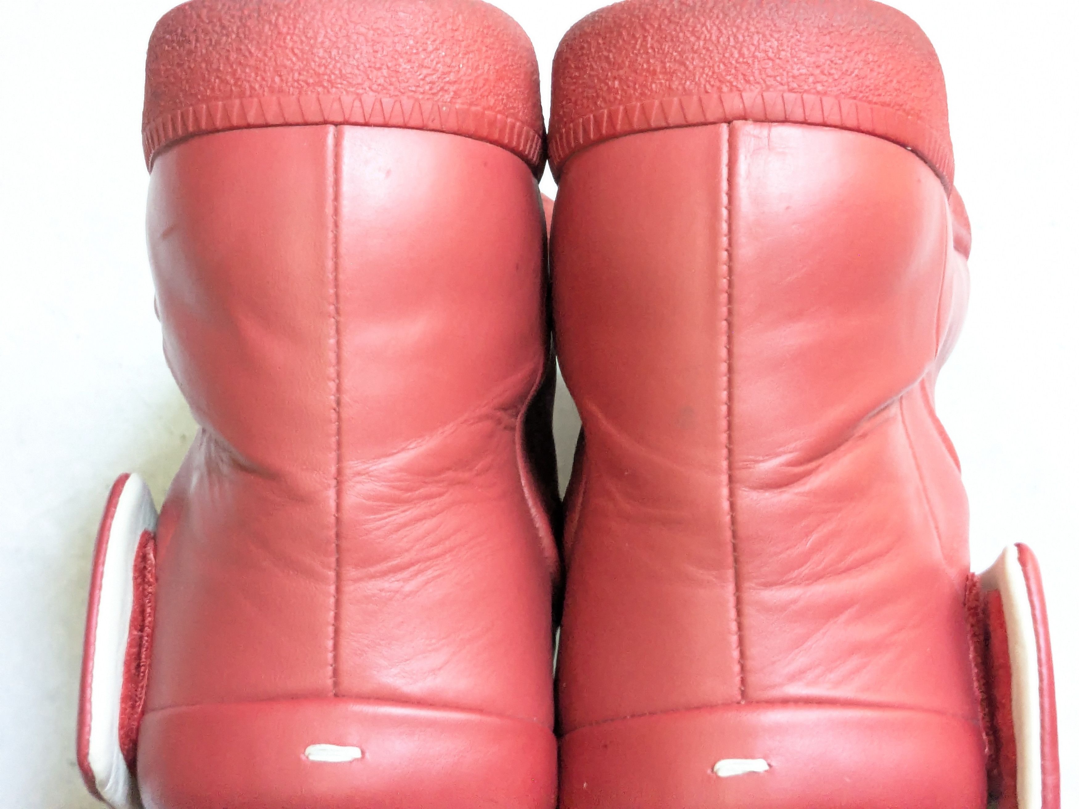 Maison Margiela Maison Margiela Future Sneakers Red 12 45 High Tops Leather Size US 12 / EU 45 - 16 Thumbnail