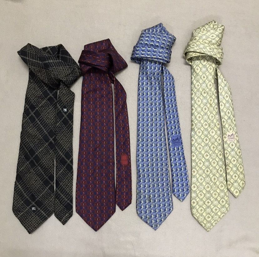 Burberry × Dior × Hermes (Hermes, Dior, and Burberrys) Combo tie luxury collection Size ONE SIZE - 1 Thumbnail