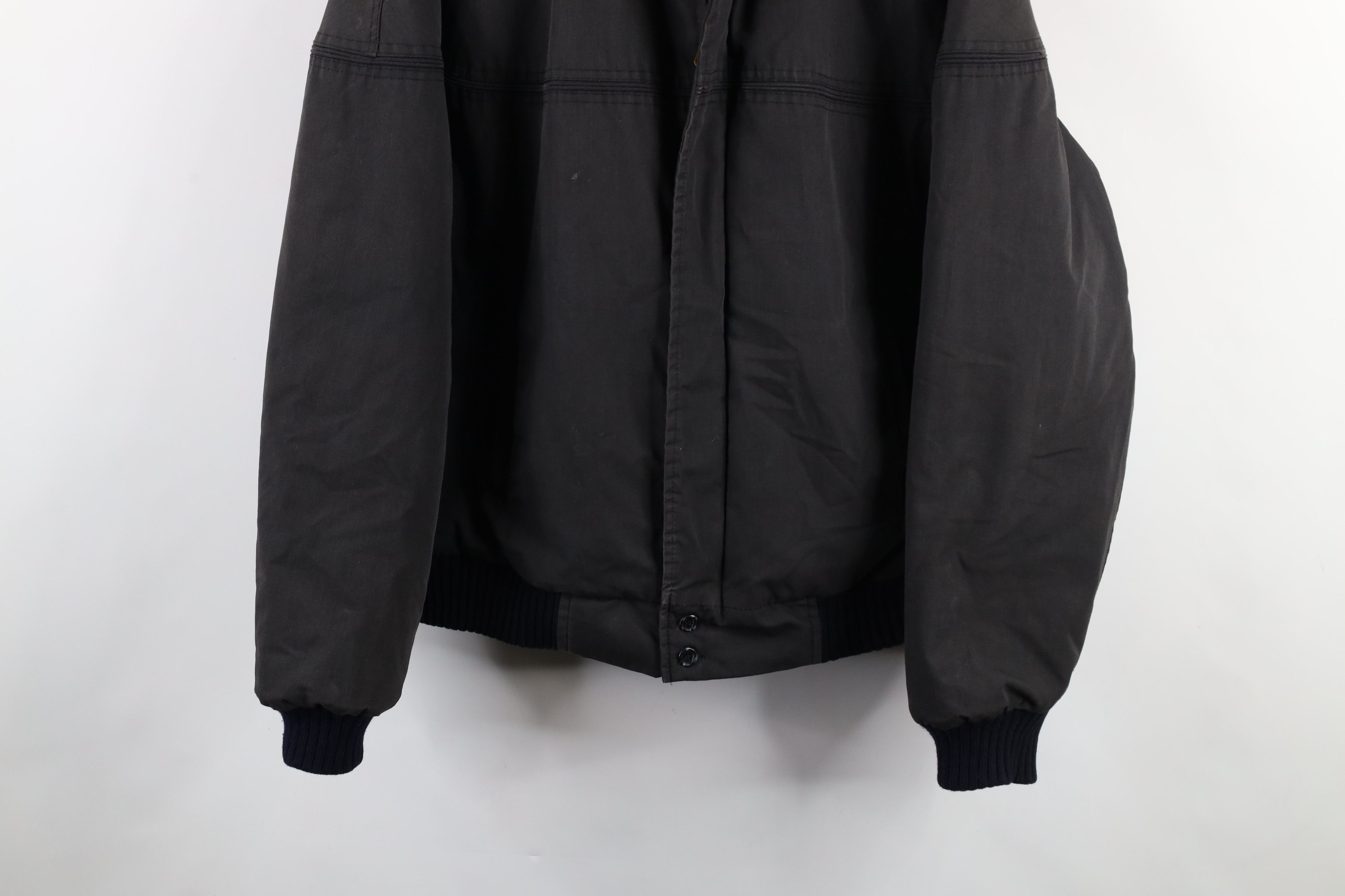 Vintage Vintage 90s Streetwear Quilted Catalina Bomber Jacket Black Size US L / EU 52-54 / 3 - 3 Thumbnail