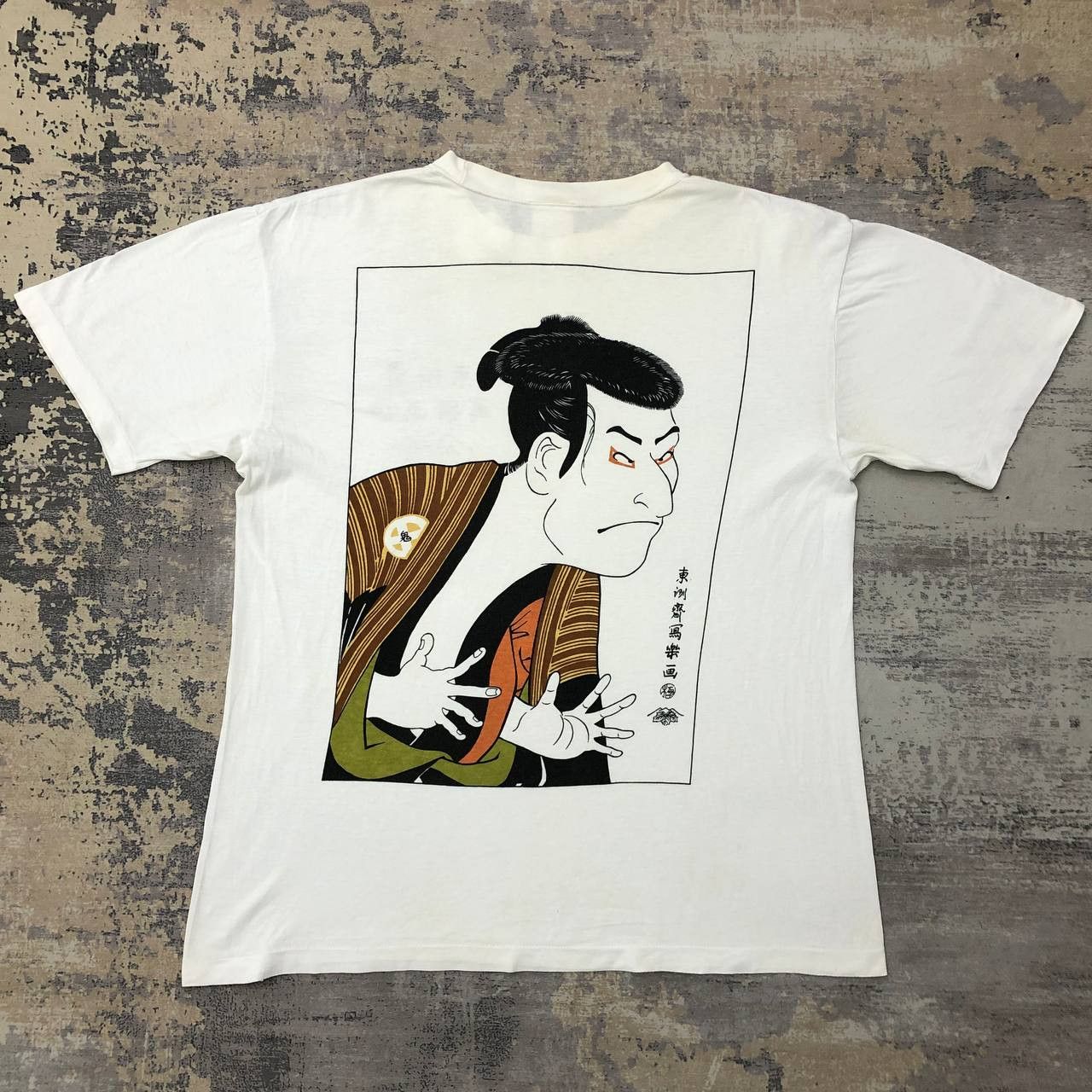 Japanese Brand × Vintage T214 VTG ART SAMURAI KABUKI X BUSH HILL TEE Size US M / EU 48-50 / 2 - 2 Thumbnail