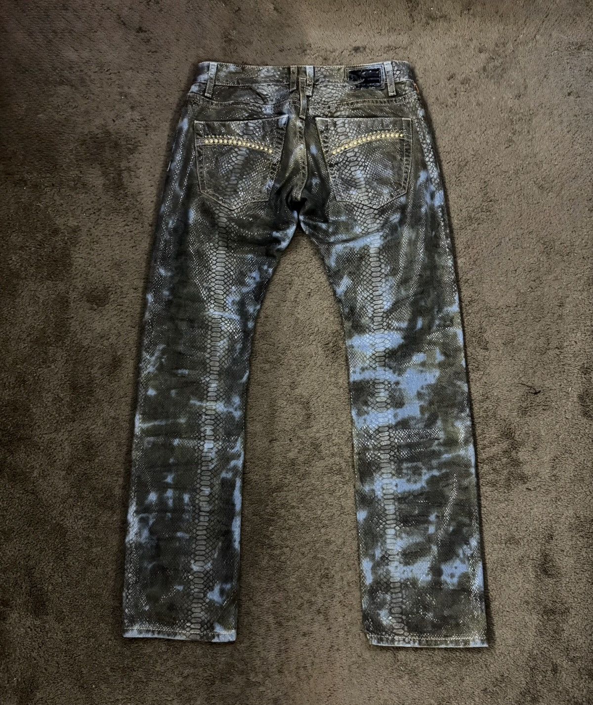 Robins Jeans Robin Jeans alligator skin Size US 34 / EU 50 - 3 Thumbnail