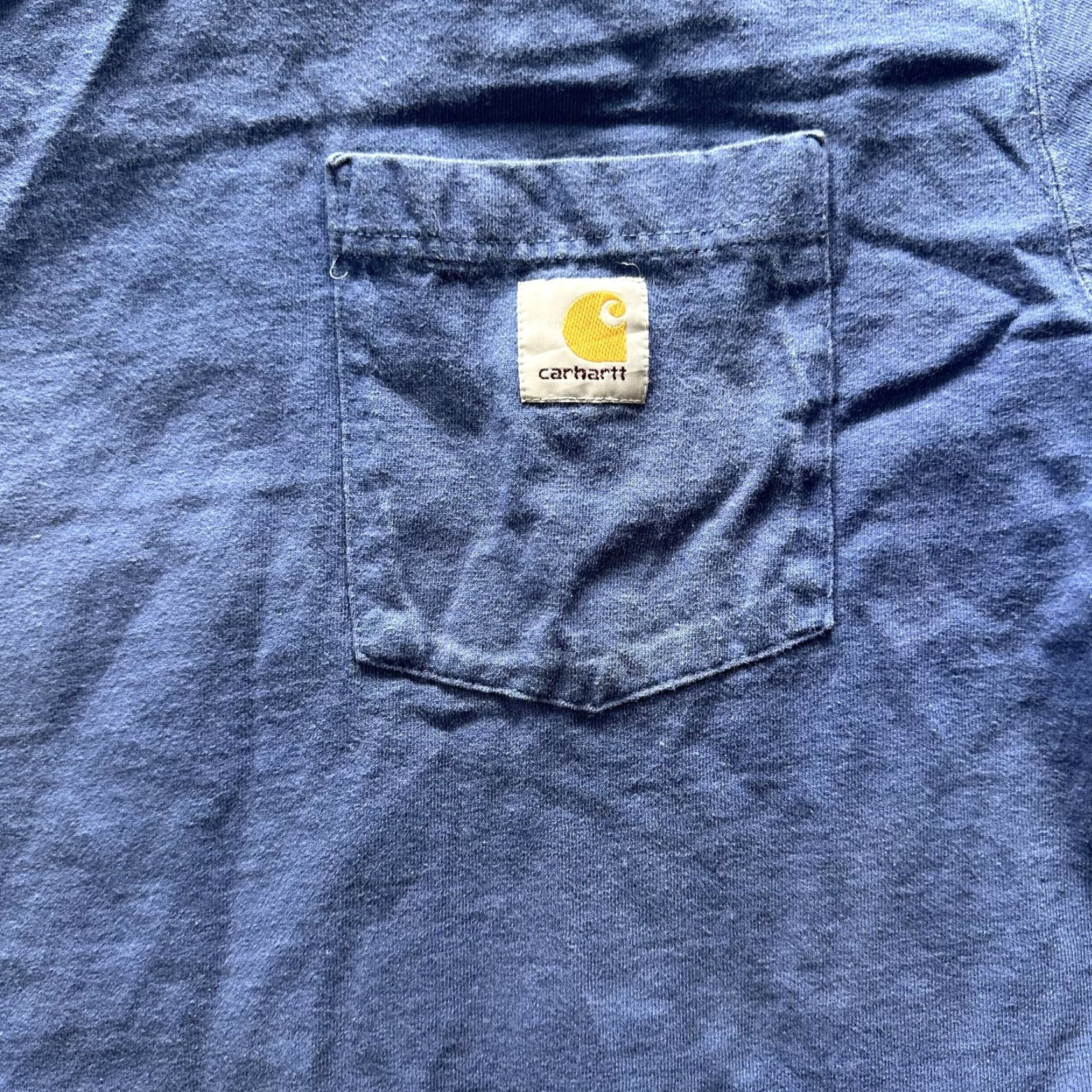 Carhartt Carhartt Shirt Mens Large Blue Original Fit Pocket Tee Workwear Tagless Logo Size US L / EU 52-54 / 3 - 2 Thumbnail