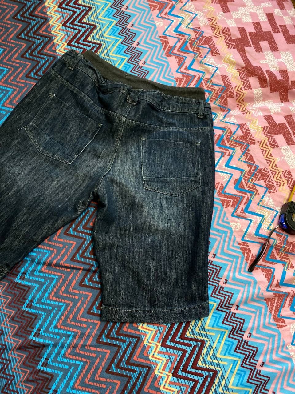 Japanese Brand × No Fear Vintage Baggy Shorts No Fear Streetwear Rare Denim Casual Size US 34 / EU 50 - 10 Thumbnail