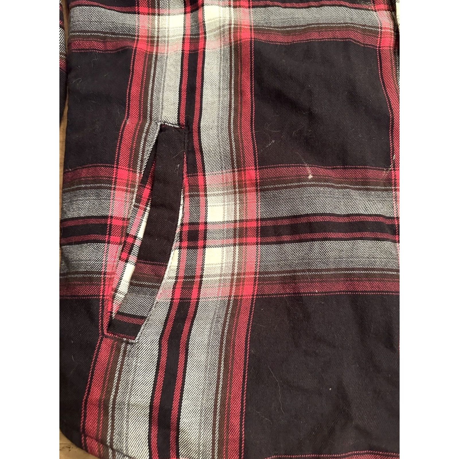 St. John St. John’s Bay Qulited Lined Flannel Jacket Mens Medium Red Plaid Size US M / EU 48-50 / 2 - 2 Thumbnail
