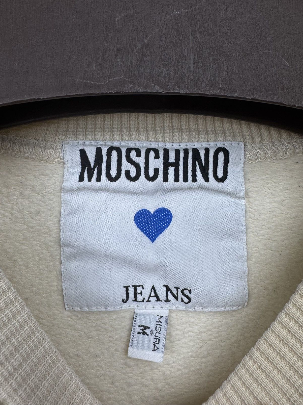 Moschino Moschino Sweatshirt Lunga vita al jeans! Long Live Denim Size M / US 6-8 / IT 42-44 - 11 Thumbnail