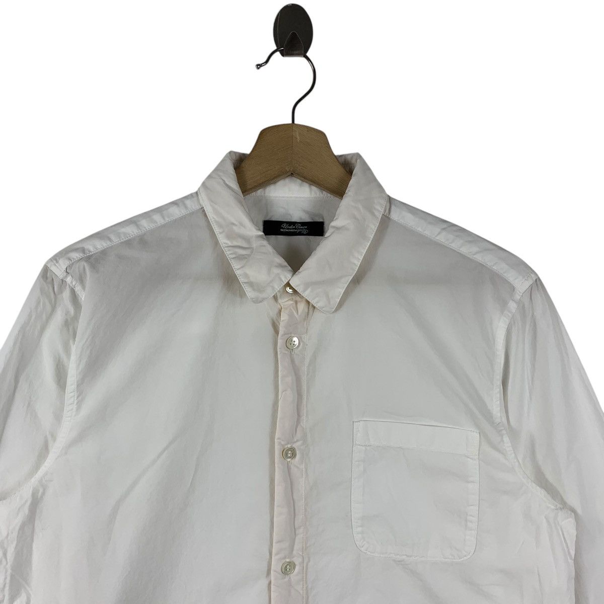 Japanese Brand × Undercover UNDERCOVERISM embroidery logo button shirt Size US M / EU 48-50 / 2 - 2 Thumbnail