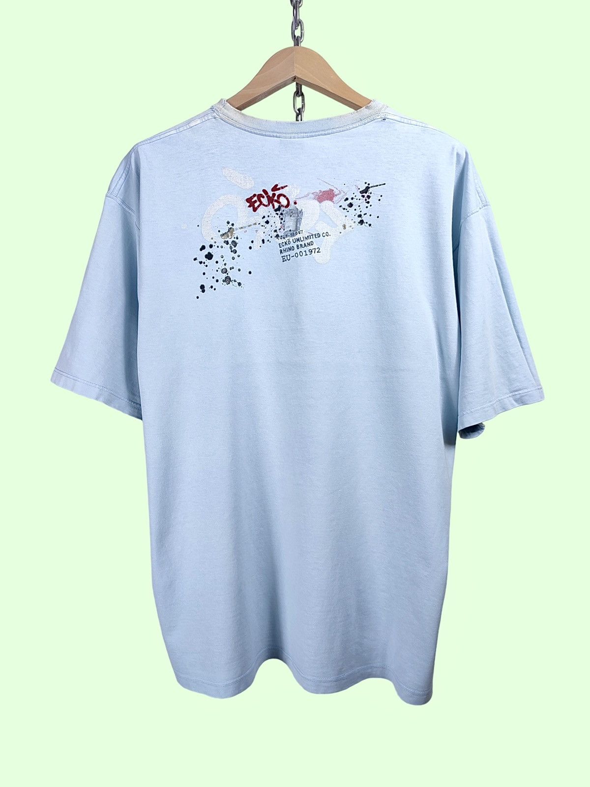 Ecko Unltd. Y2K Vintage Ecko Graffiti Distressed Print Hip-Hop Tee Size US XL / EU 56 / 4 - 10 Thumbnail