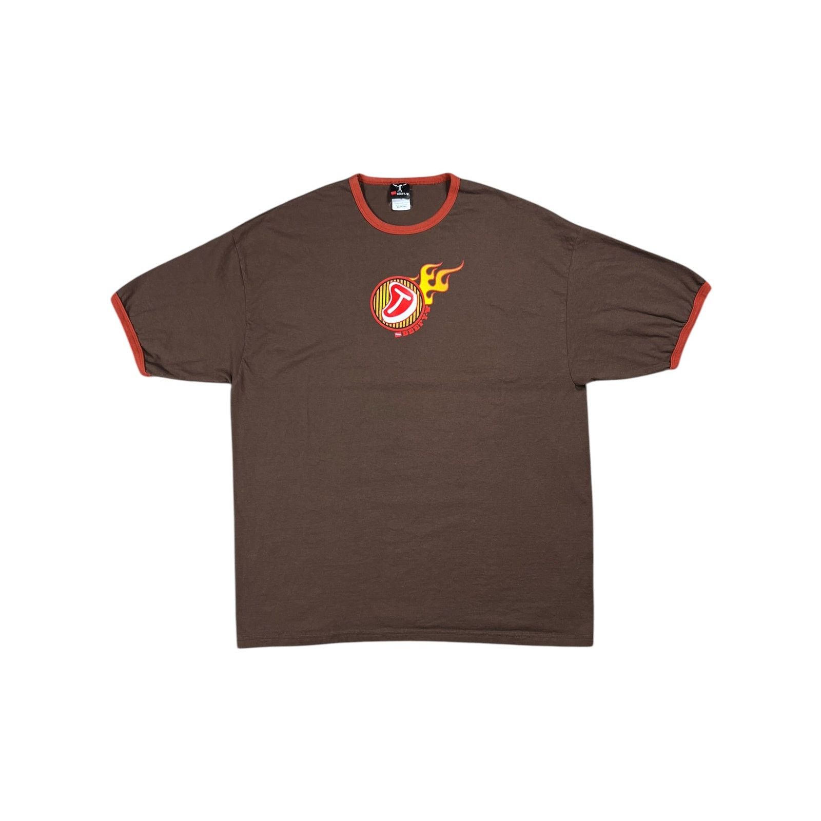 Hanes × Vintage Vintage Hanes Beefy T steak promo shirt shirt ringer tee Size US XL / EU 56 / 4 - 1 Thumbnail