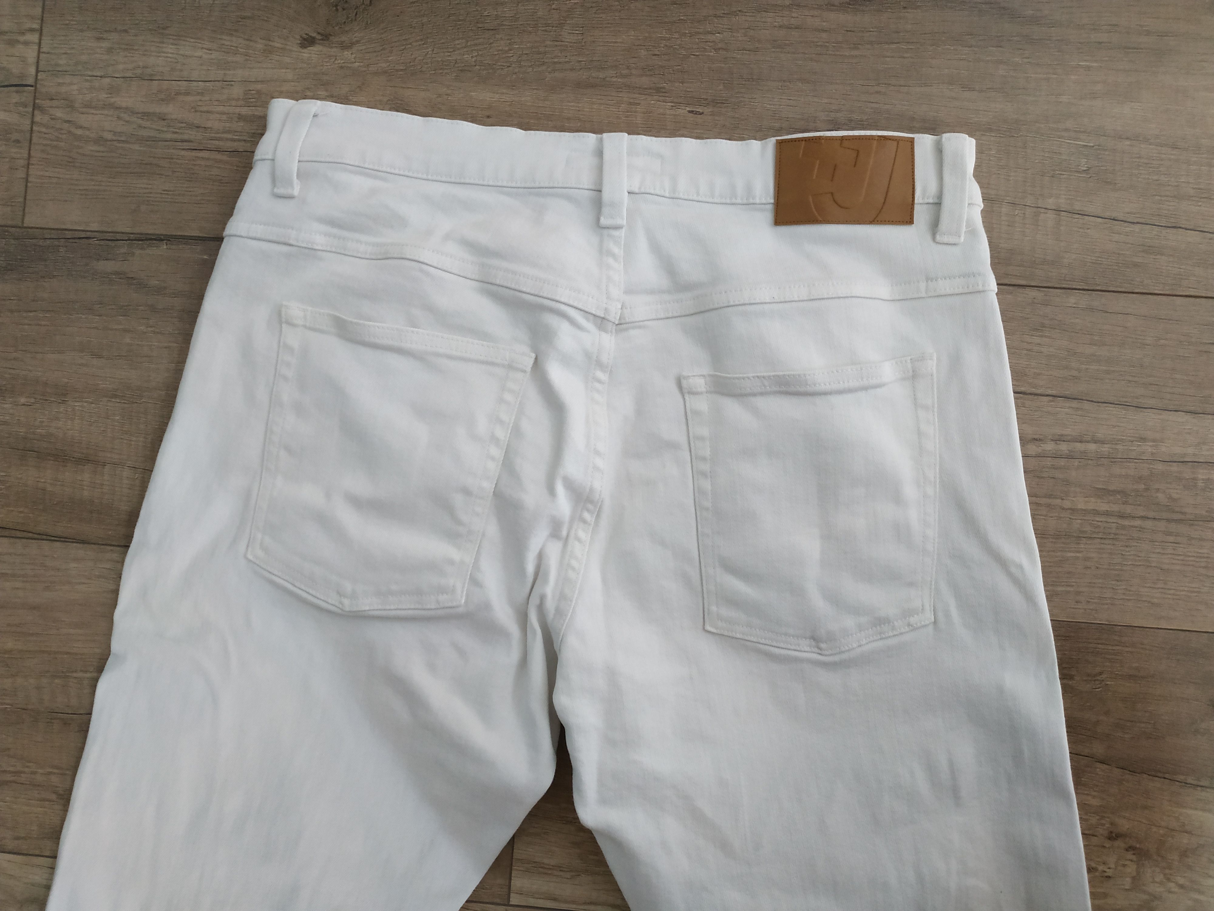 Jil Sander × Uniqlo Uniqlo x Jil Sander Men's White Jeans/ Denim Trousers, W 33 Size US 33 - 7 Thumbnail