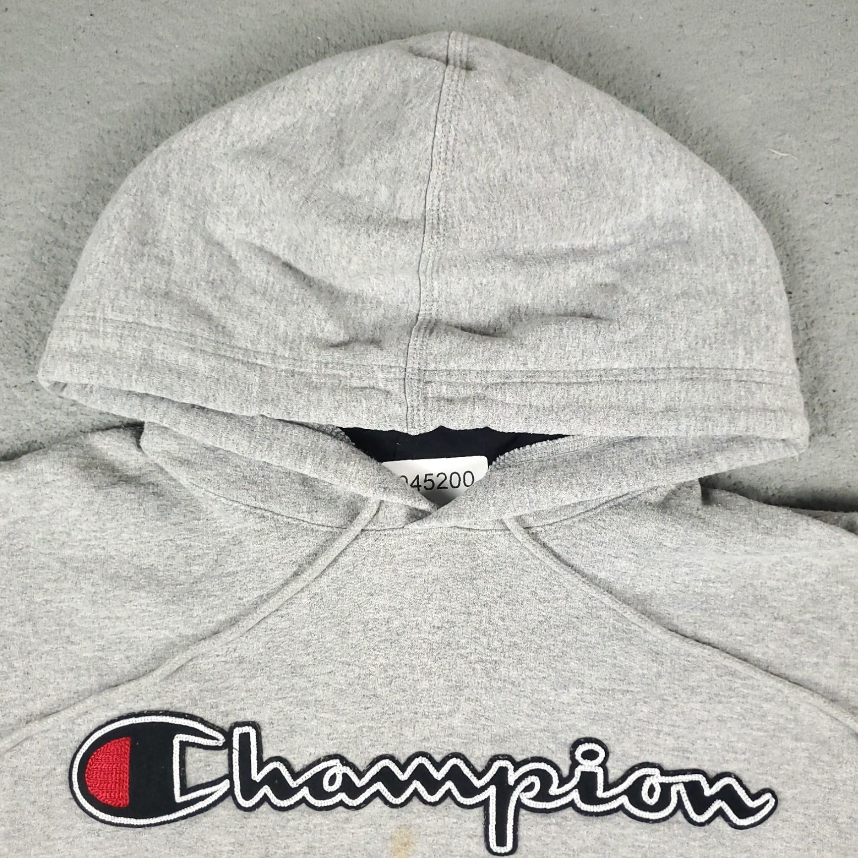 Champion Champion Hoodie Mens Medium Gray Casual Pullover Sweatshirt Size US M / EU 48-50 / 2 - 2 Thumbnail