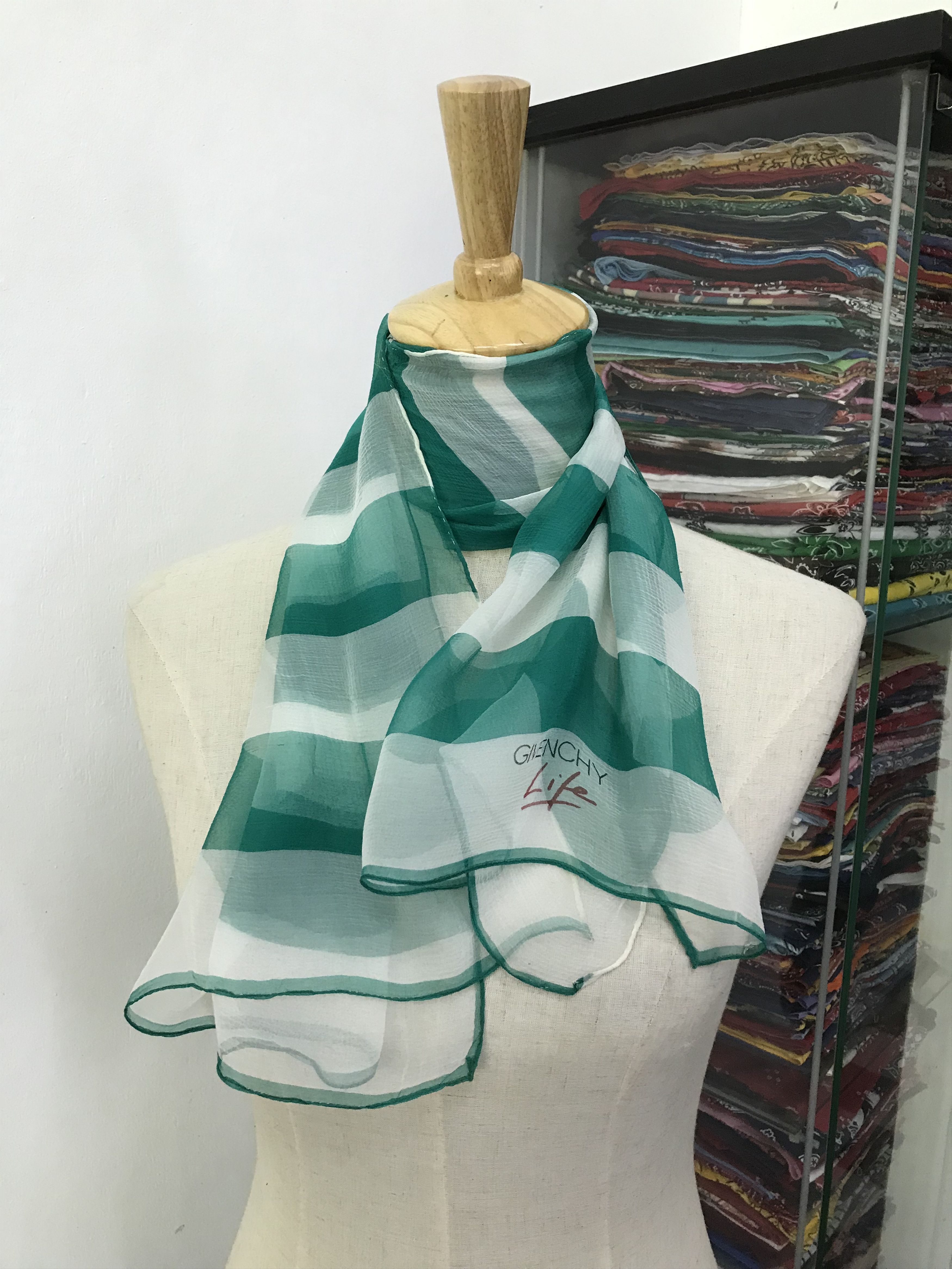 Vintage Vintage Givenchy Silk Scarf Size ONE SIZE - 1 Thumbnail