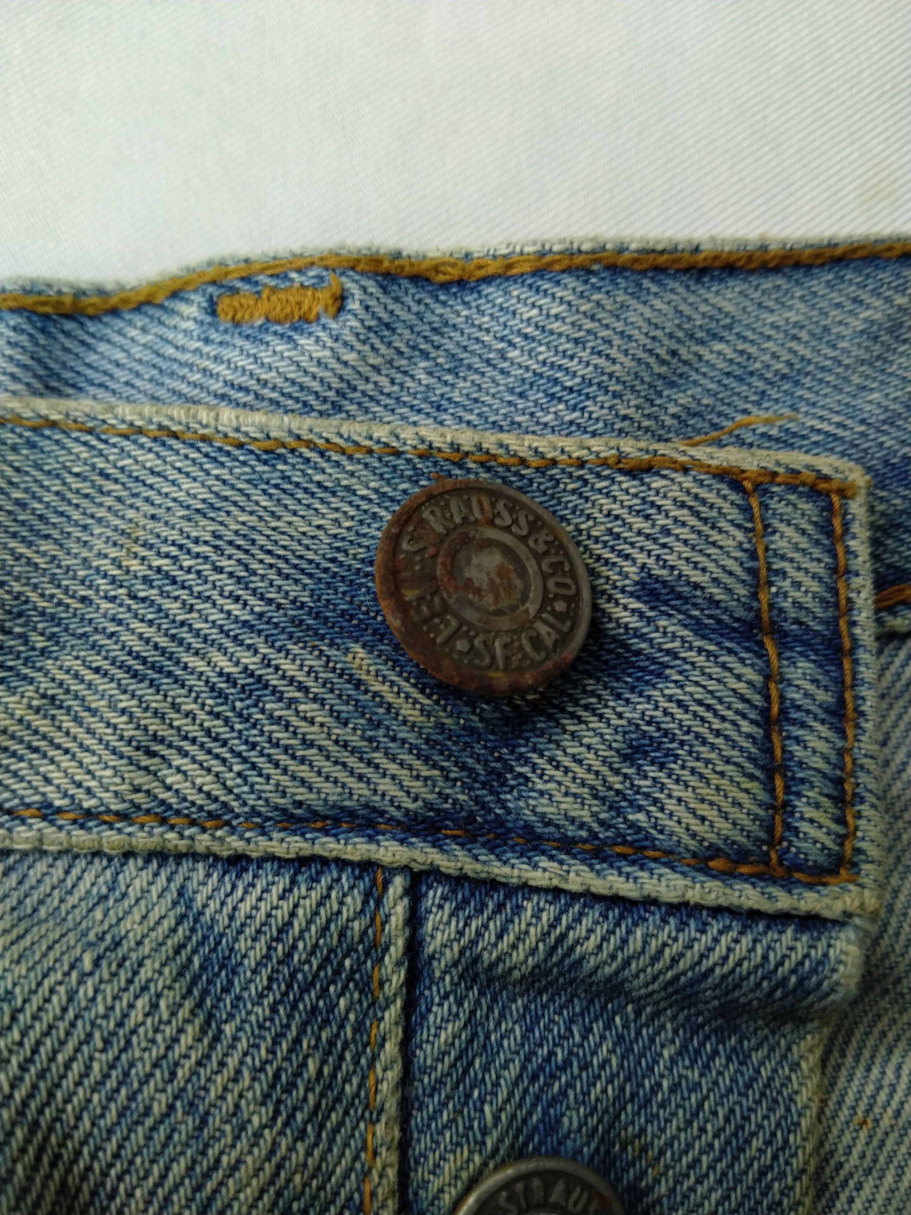 Levi's 90s Vintage Levi's 501 USA Rusty Denim 30x30 -JN525 Size US 30 / EU 46 - 10 Thumbnail