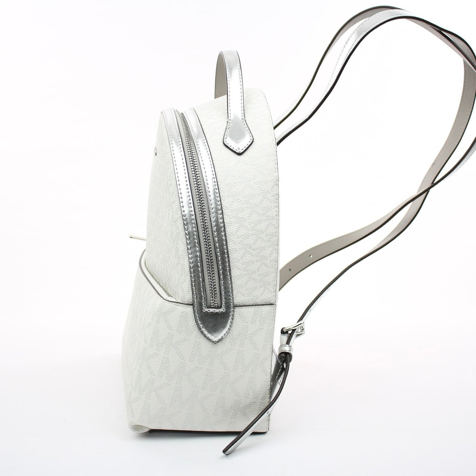 Michael Kors Michael Kors Silver Logo Backpack Size ONE SIZE - 3 Thumbnail