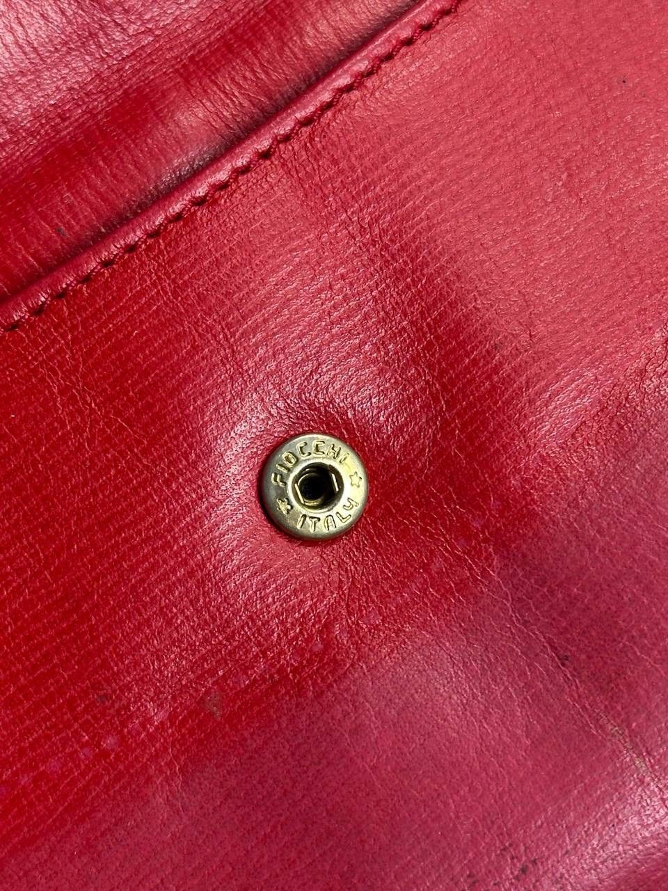 Comme des Garcons VINTAGE CDG COMME DES GARCONS RED LEATHER CLUTCH WALLET Size ONE SIZE - 5 Thumbnail