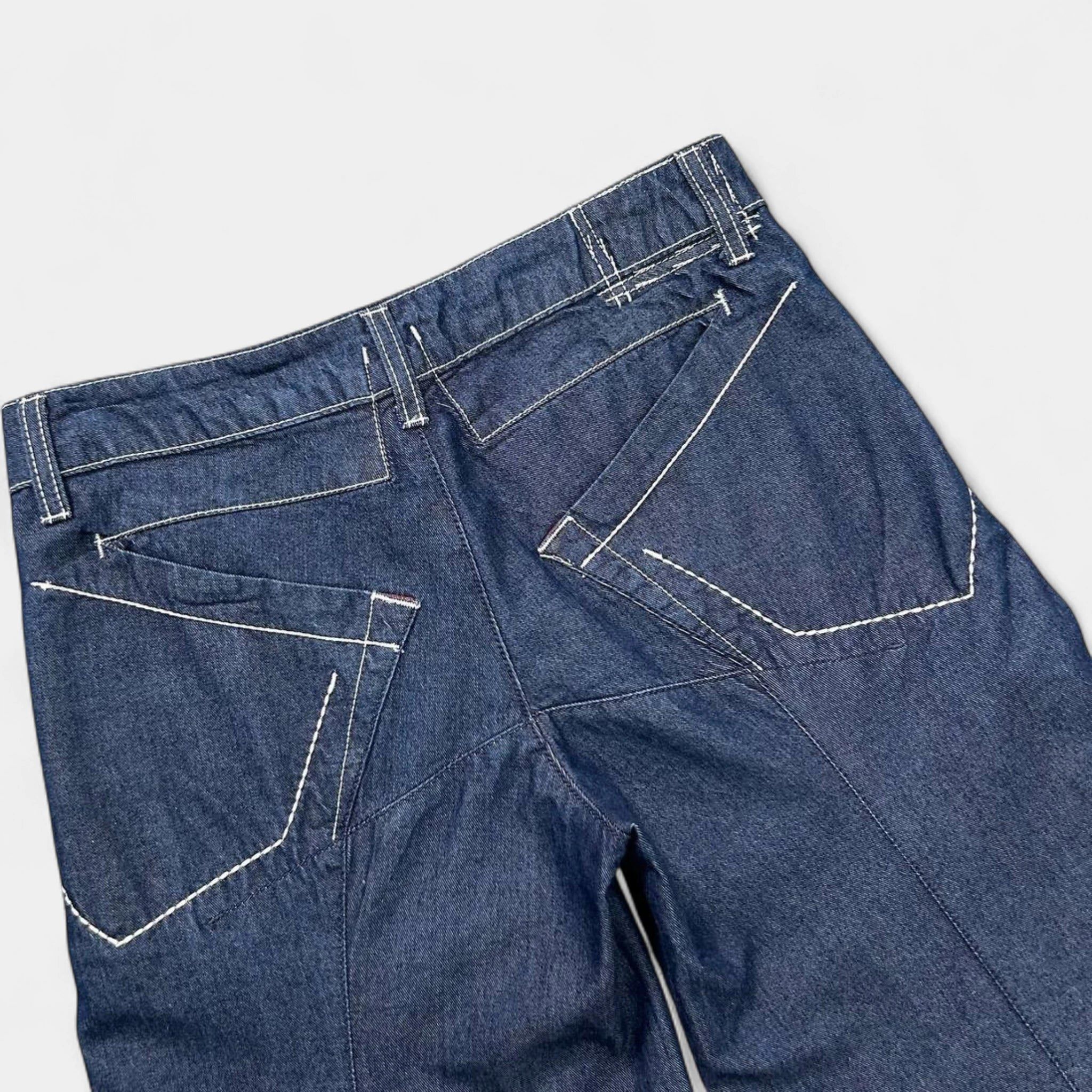 Other Marithé + François Girbaud Classic Wide Leg Dark Denim Three Size 27" / US 4 / IT 40 - 6 Thumbnail