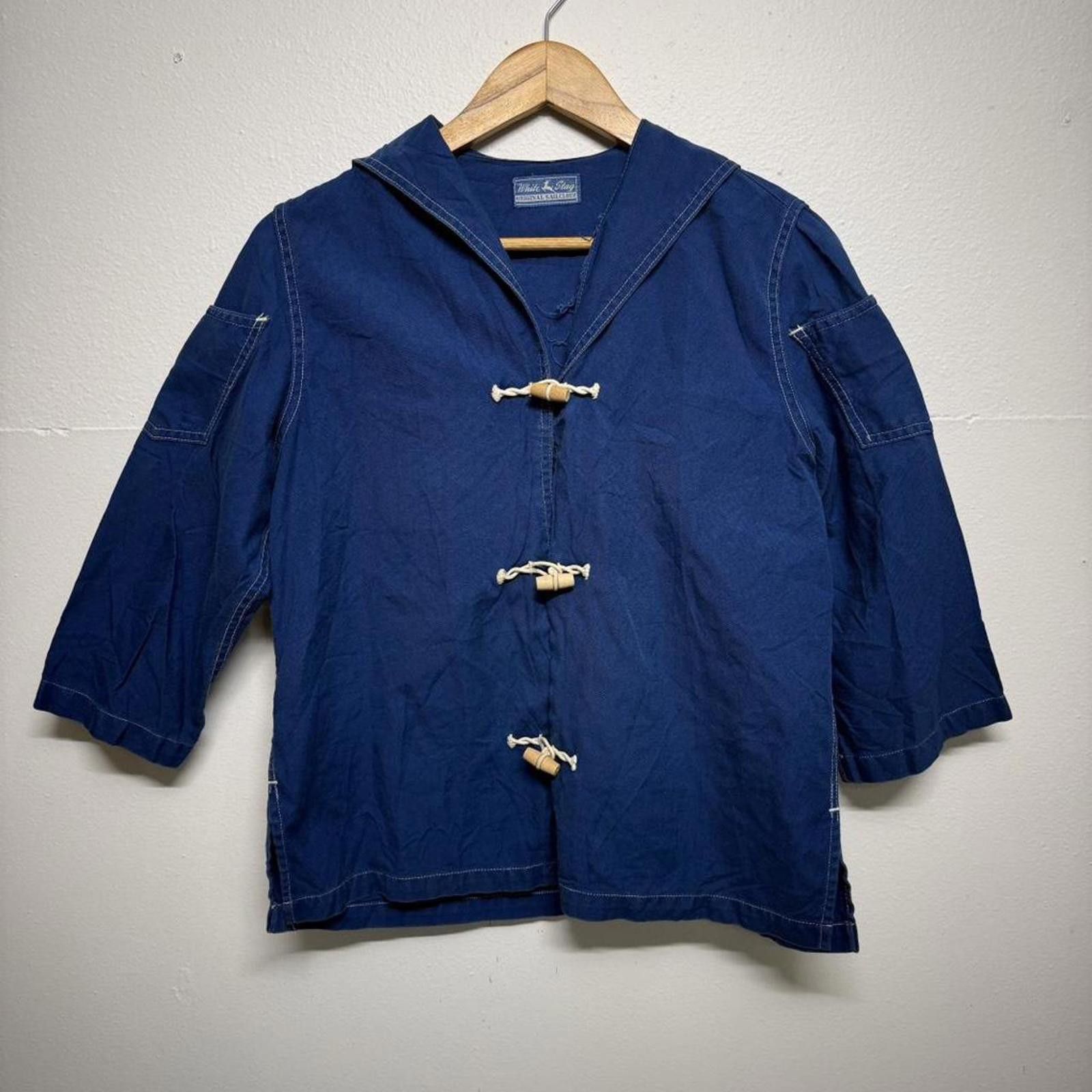 Other 1950s White Stag Original Sailcloth navy blue chore jacket Size US XS / EU 42 / 0 - 1 Thumbnail