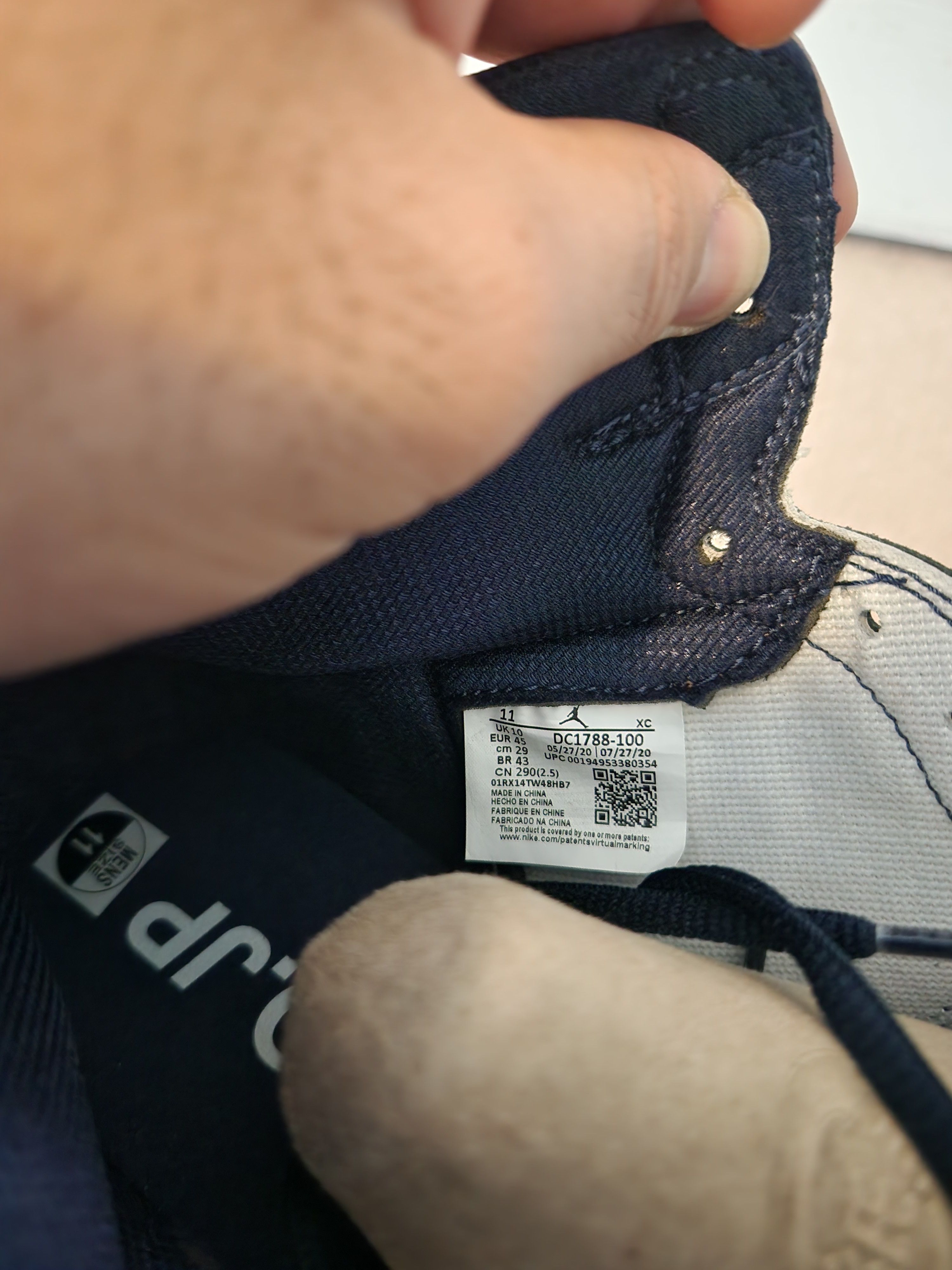 Jordan Brand Jordan 1 co.jp midnight navy Size US 11 / EU 44 - 8 Thumbnail
