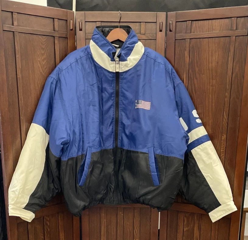 USA Olympics USA OLYMPIC Colorblock Team Puffer Jacket RARE Sz XXL Size US XXL / EU 58 / 5 - 1 Thumbnail