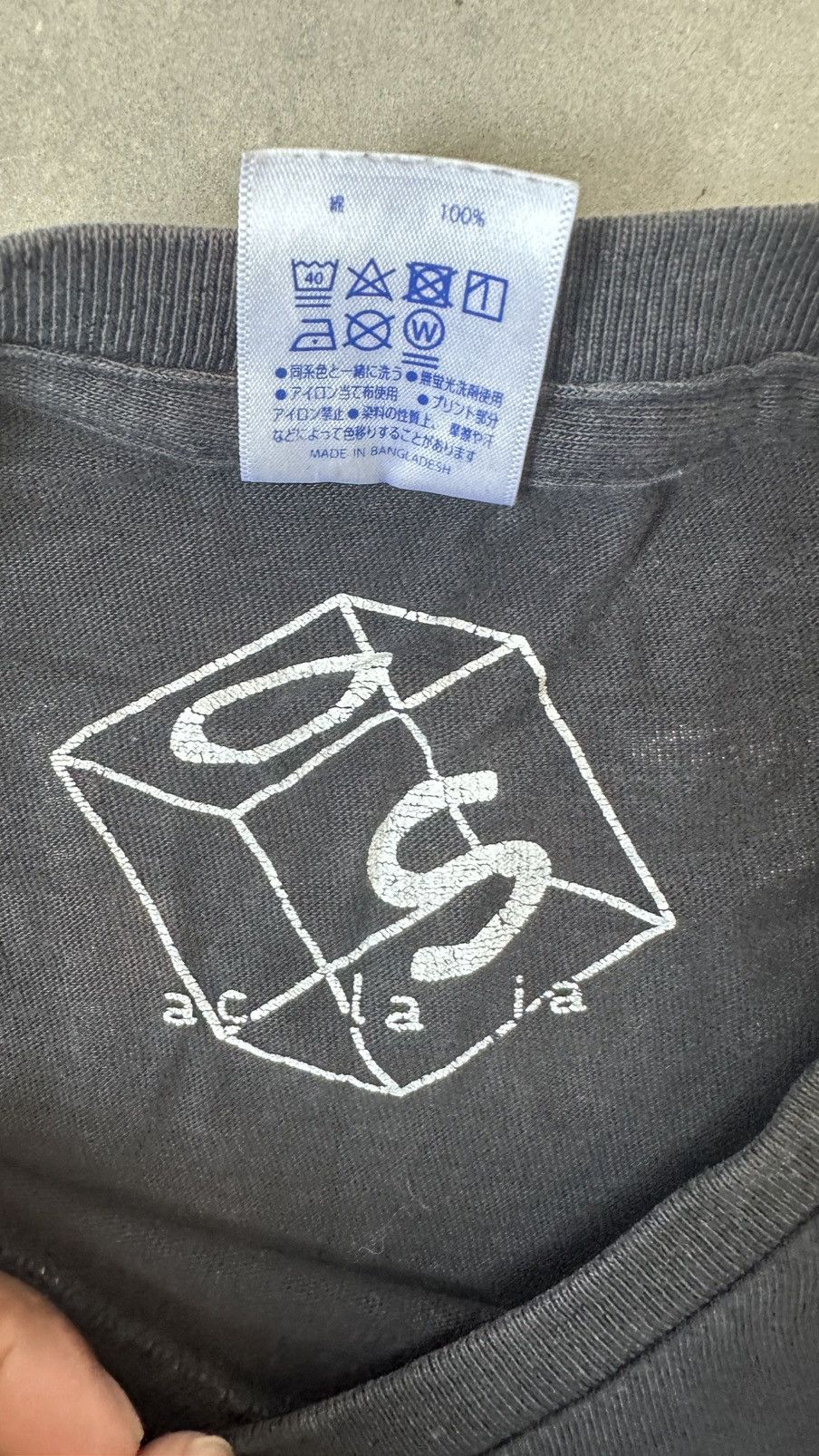 Japanese Brand VINTAGE ACOLASIA STAFF TOUR TEE Size US M / EU 48-50 / 2 - 4 Thumbnail