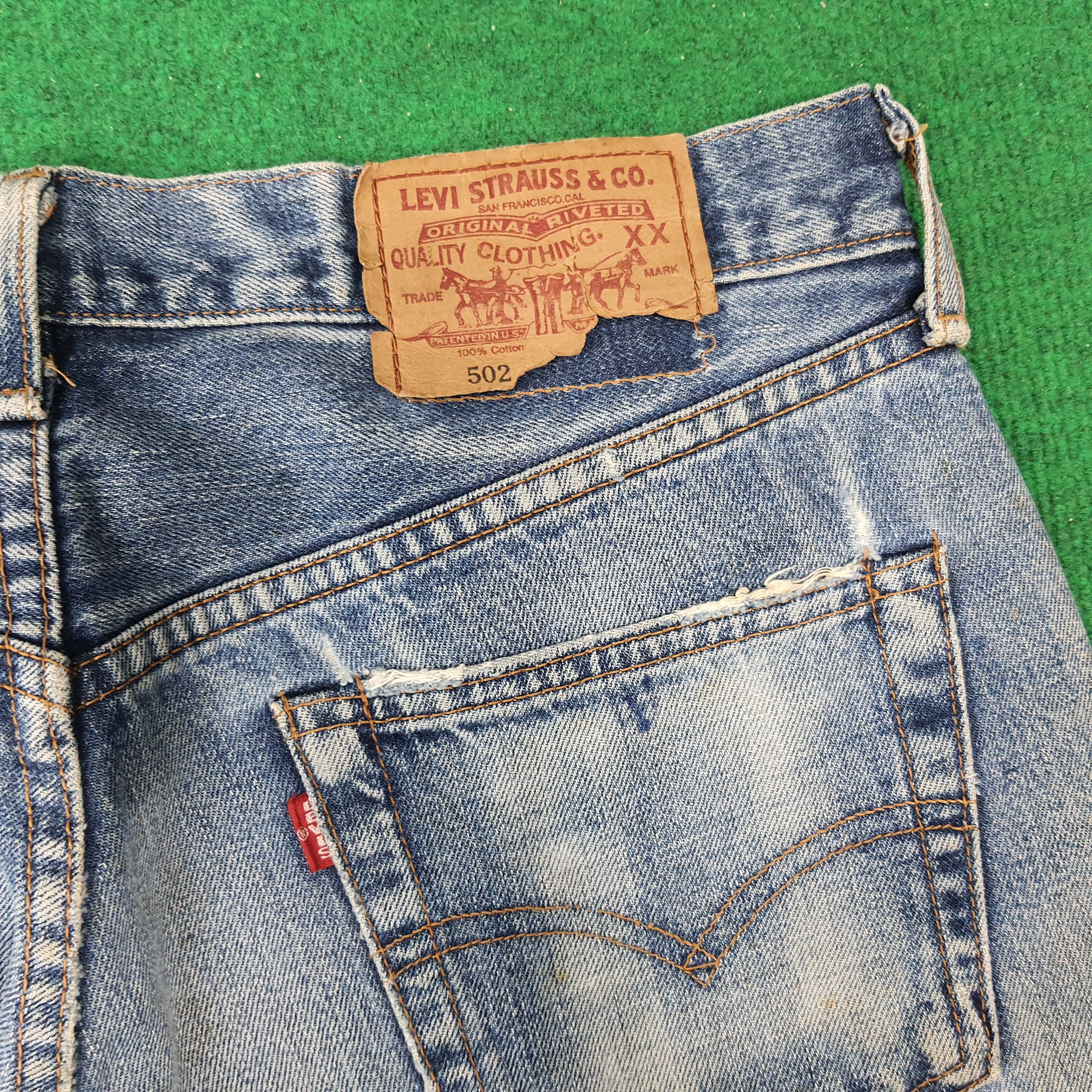 Levi's Vintage Levi's 502 Rare Redline Selvedge Jeans C272N8 Size US 32 / EU 48 - 5 Thumbnail