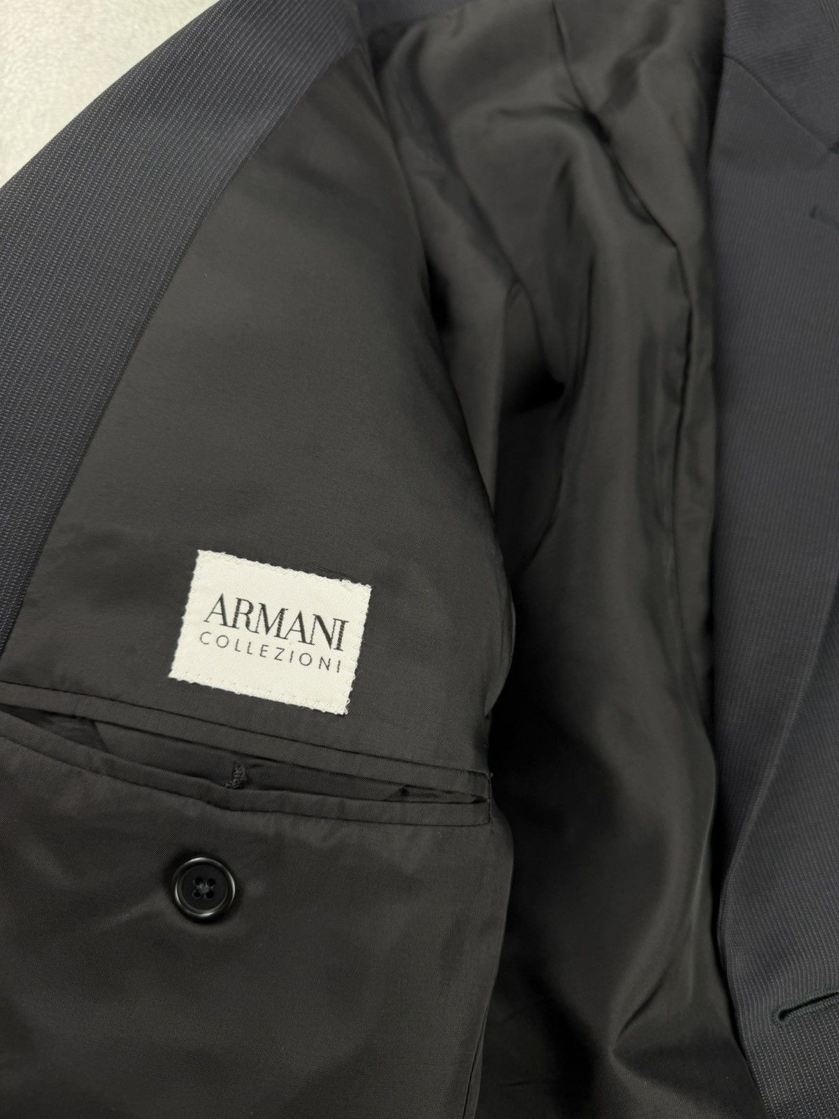 Armani Collezioni Vintage Armani Collezioni Wool Blazer Jacket Size 50 Size 40R - 6 Thumbnail