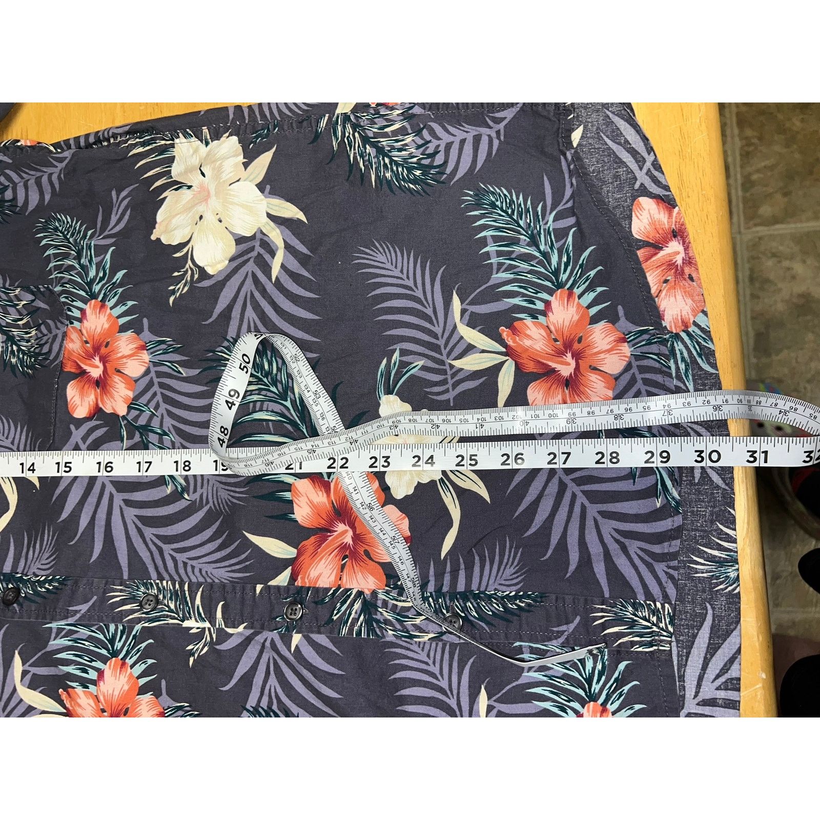 Vintage Bruno Milano Button Up Shirt Purple Floral modern Stretch XL Size US XL / EU 56 / 4 - 10 Thumbnail