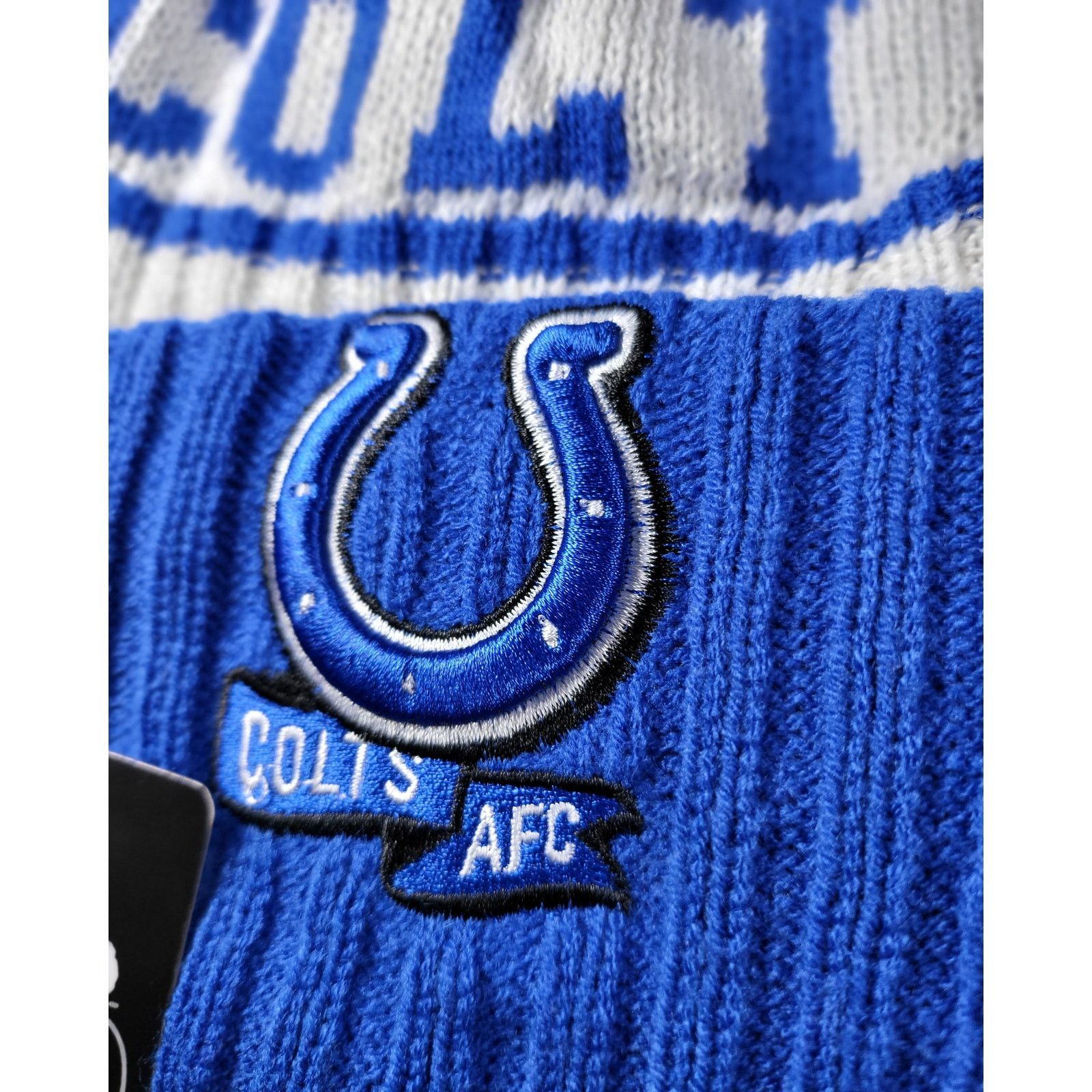 Other NWT Indianapolis Colts Sports Knit Pom Beanie Fleece Lined Size ONE SIZE - 2 Thumbnail
