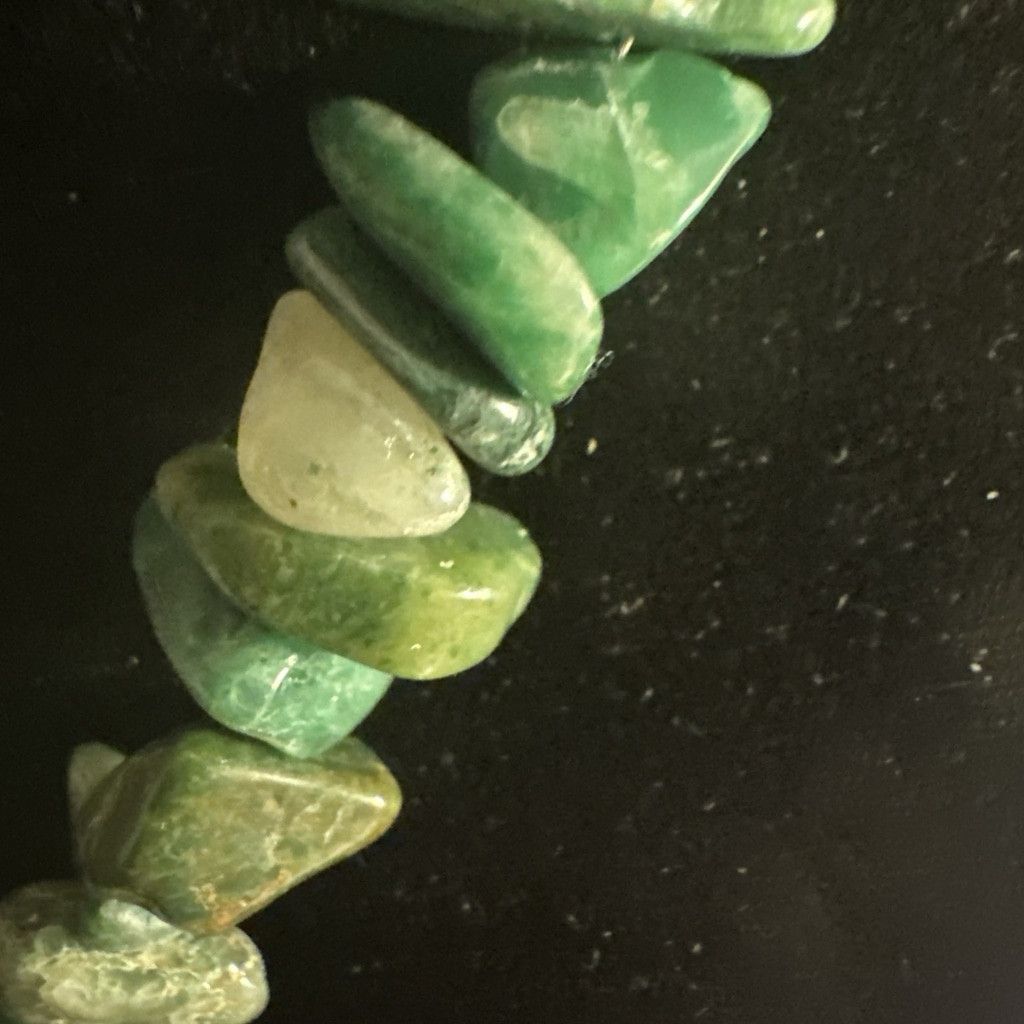 Handmade Vintage Amethyst Purple Green Real Multi Stone Statement Nec Size ONE SIZE - 11 Thumbnail