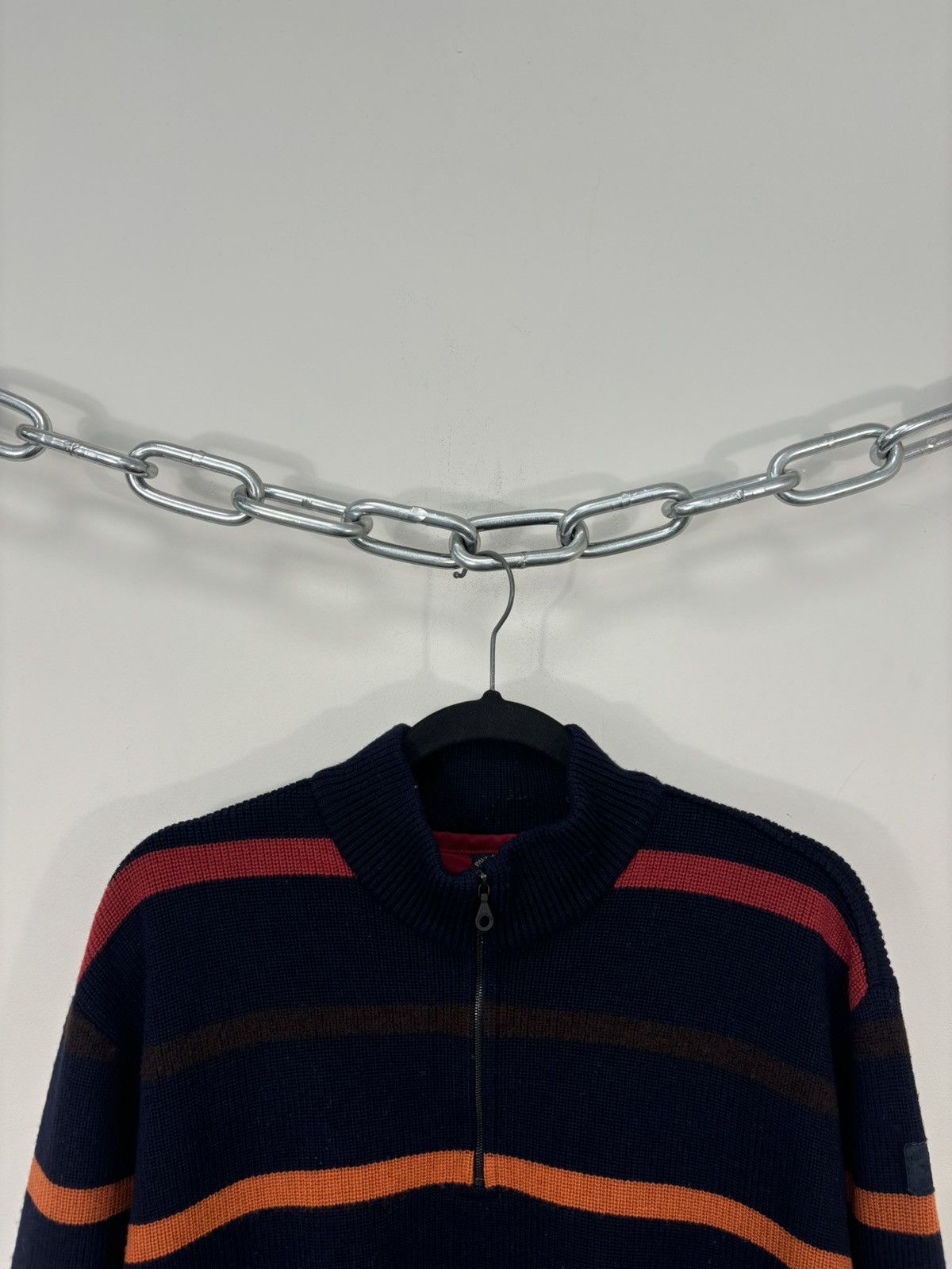 Paul & Shark Paul & Shark Yachting Nautical Micro 1/4 Zip Wool Sweater Size US M / EU 48-50 / 2 - 3 Thumbnail