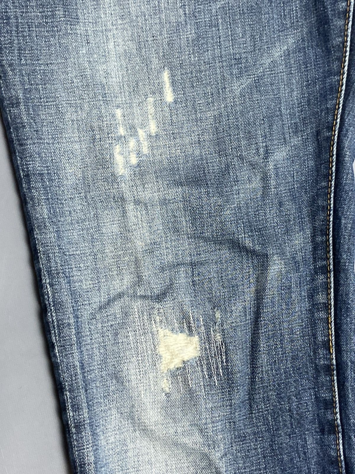 Dsquared2 Vtg DSQUARED2 Blue Distressed Jeans Size 52 Straight 35x31 Size US 36 / EU 52 - 6 Thumbnail