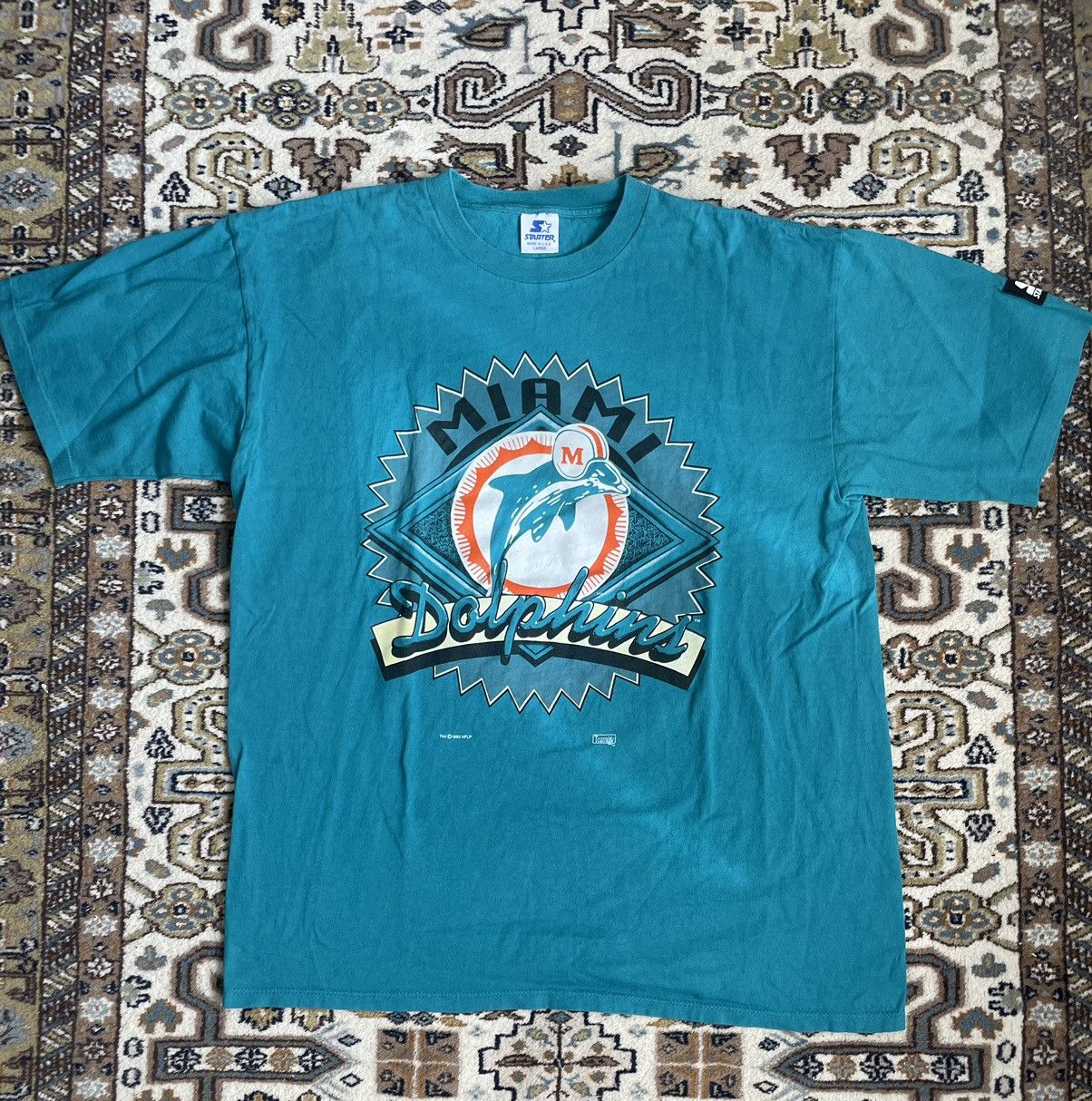 Starter × Vintage Vintage Miami Dolphins Tee Size US L / EU 52-54 / 3 - 1 Thumbnail