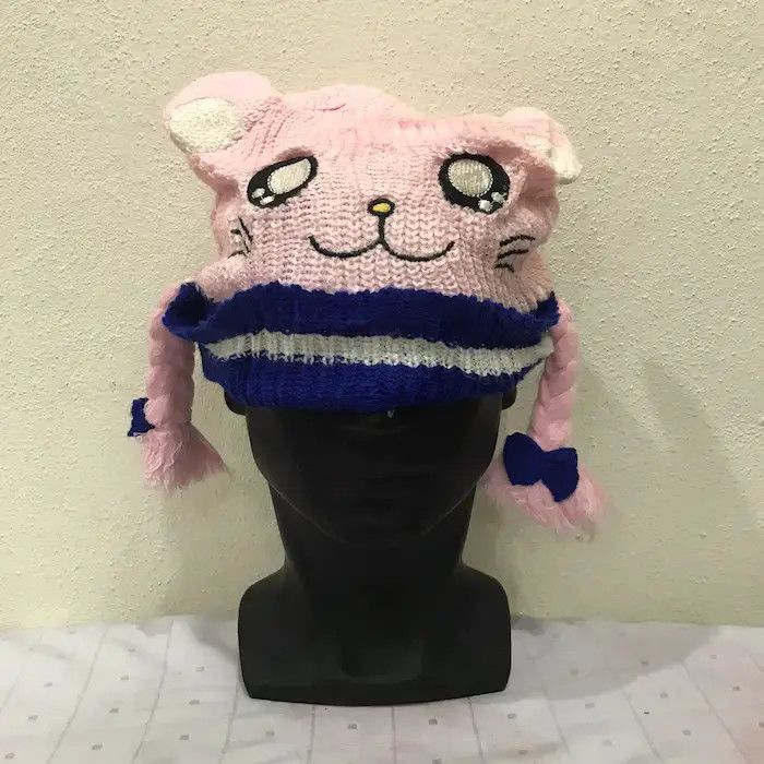 Cartoon Network × Japanese Brand Japanese Brand Hamtaro Bunny Horn Beanie Hat Size ONE SIZE - 4 Thumbnail