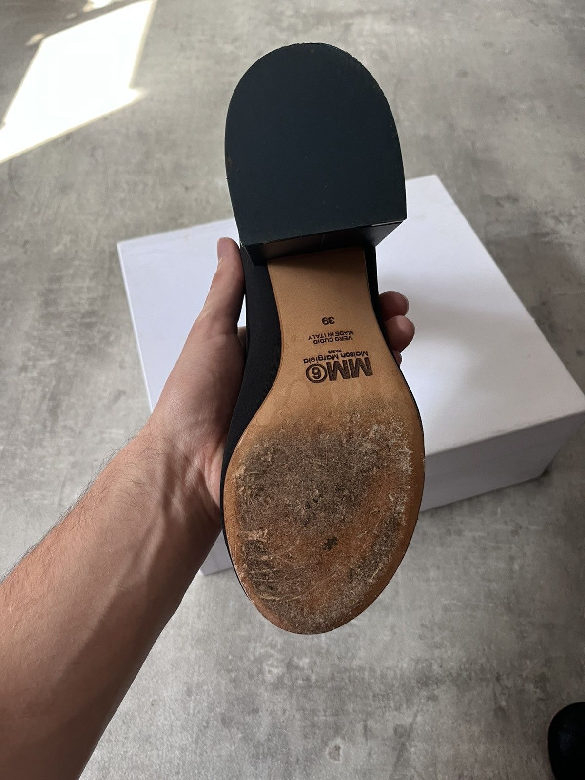 Maison Margiela Maison Margiela MM6 Faux Leather Socks Ankle heels Size US 9 / IT 39 - 13 Thumbnail