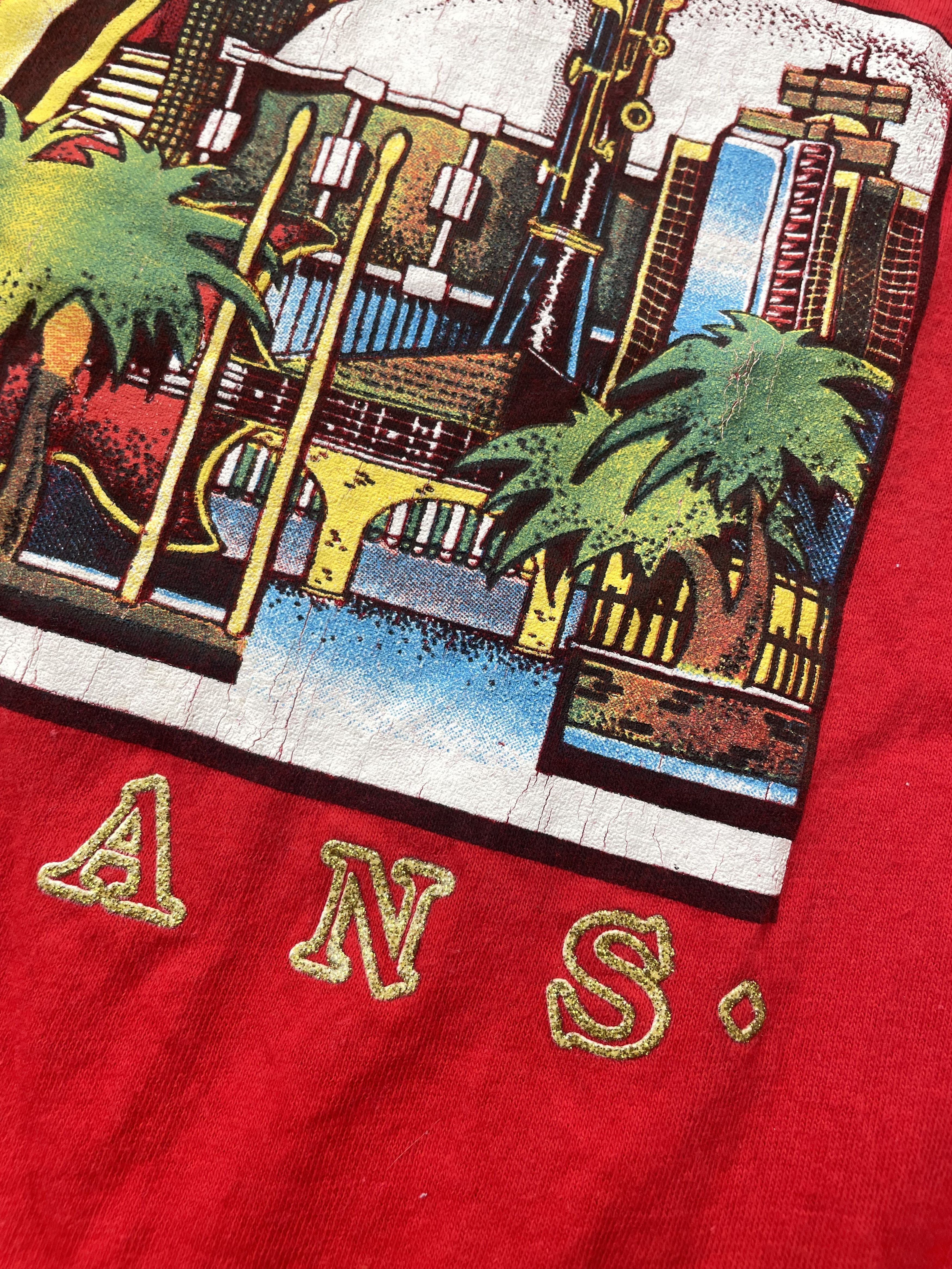 Vintage 80s City Of New Orleans Jazz Music T-Shirt Single Stitch Size US L / EU 52-54 / 3 - 7 Thumbnail