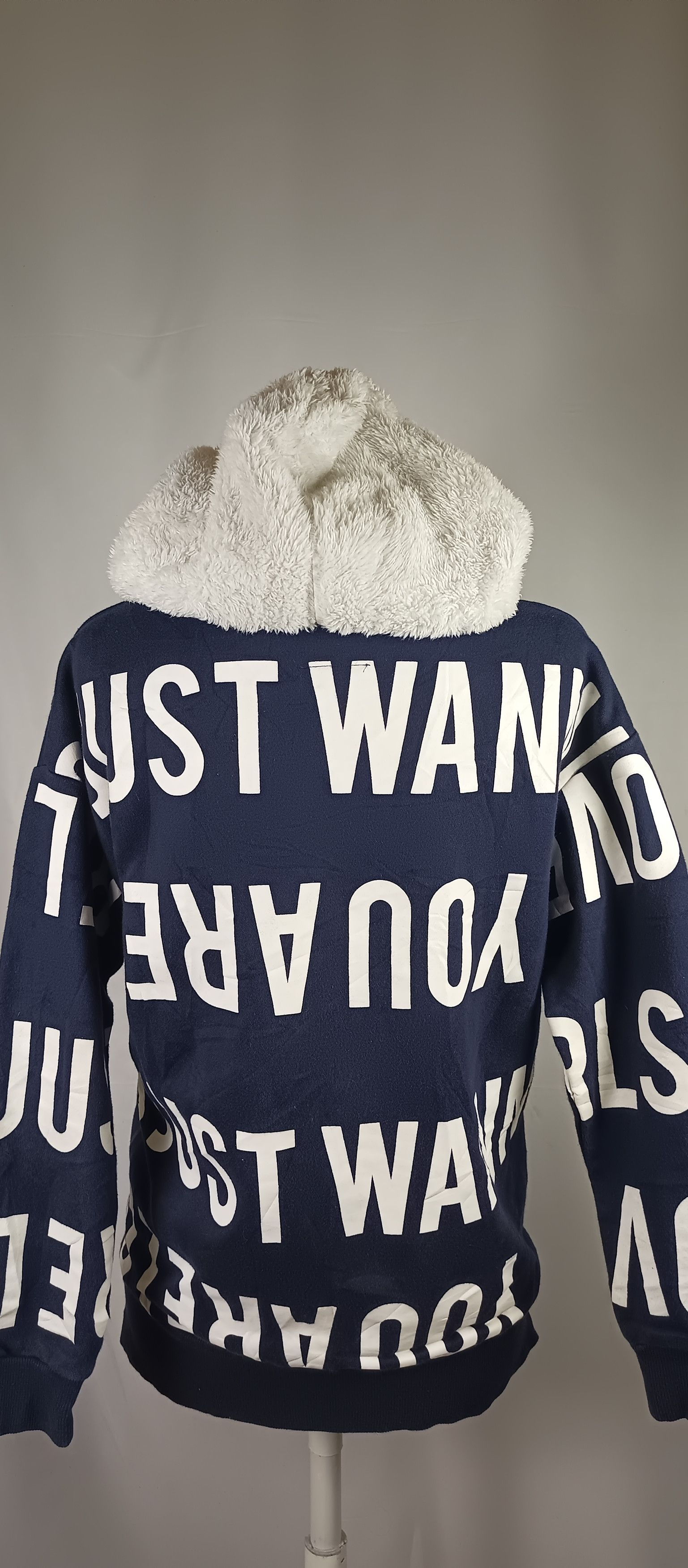 If Six Was Nine × Japanese Brand #Es Style 1916 White Fur Hoodie All Over Print Teddy Bear Size M / US 6-8 / IT 42-44 - 15 Thumbnail