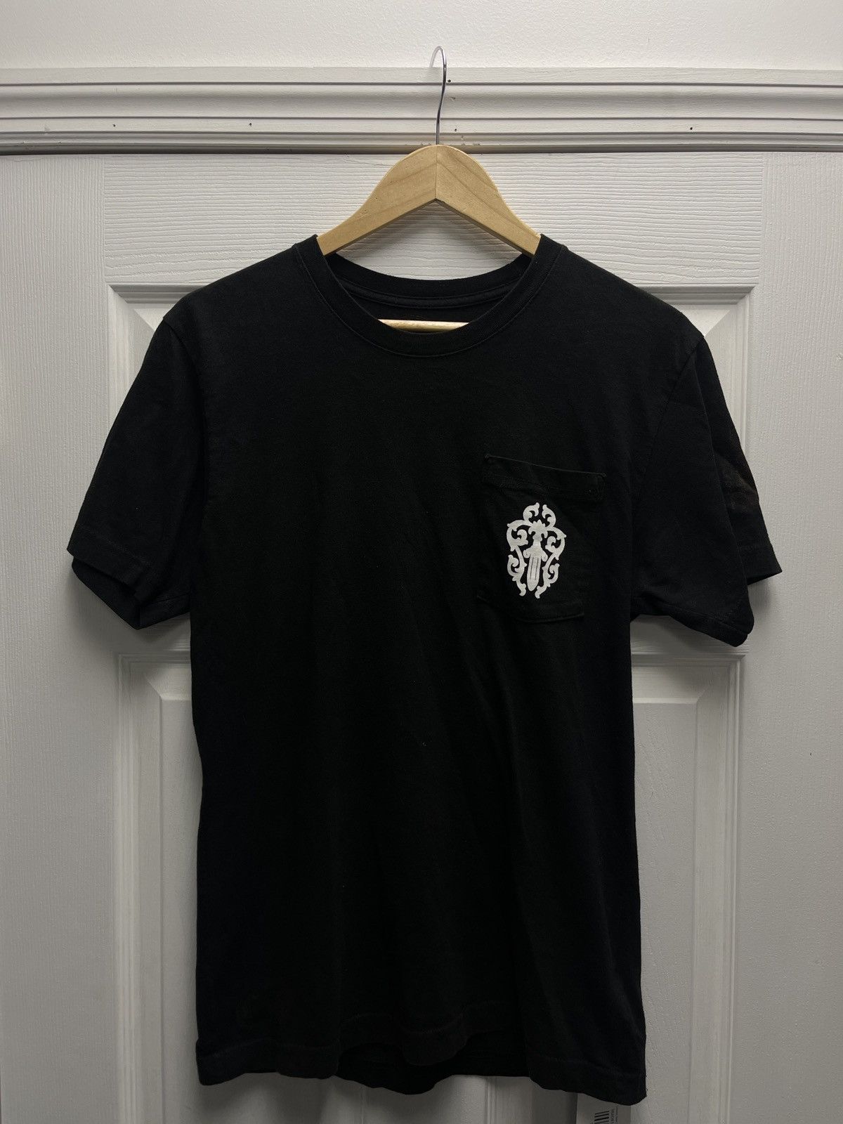 image of Chrome Hearts Dagger Tee in Black, Men's (Size Medium)