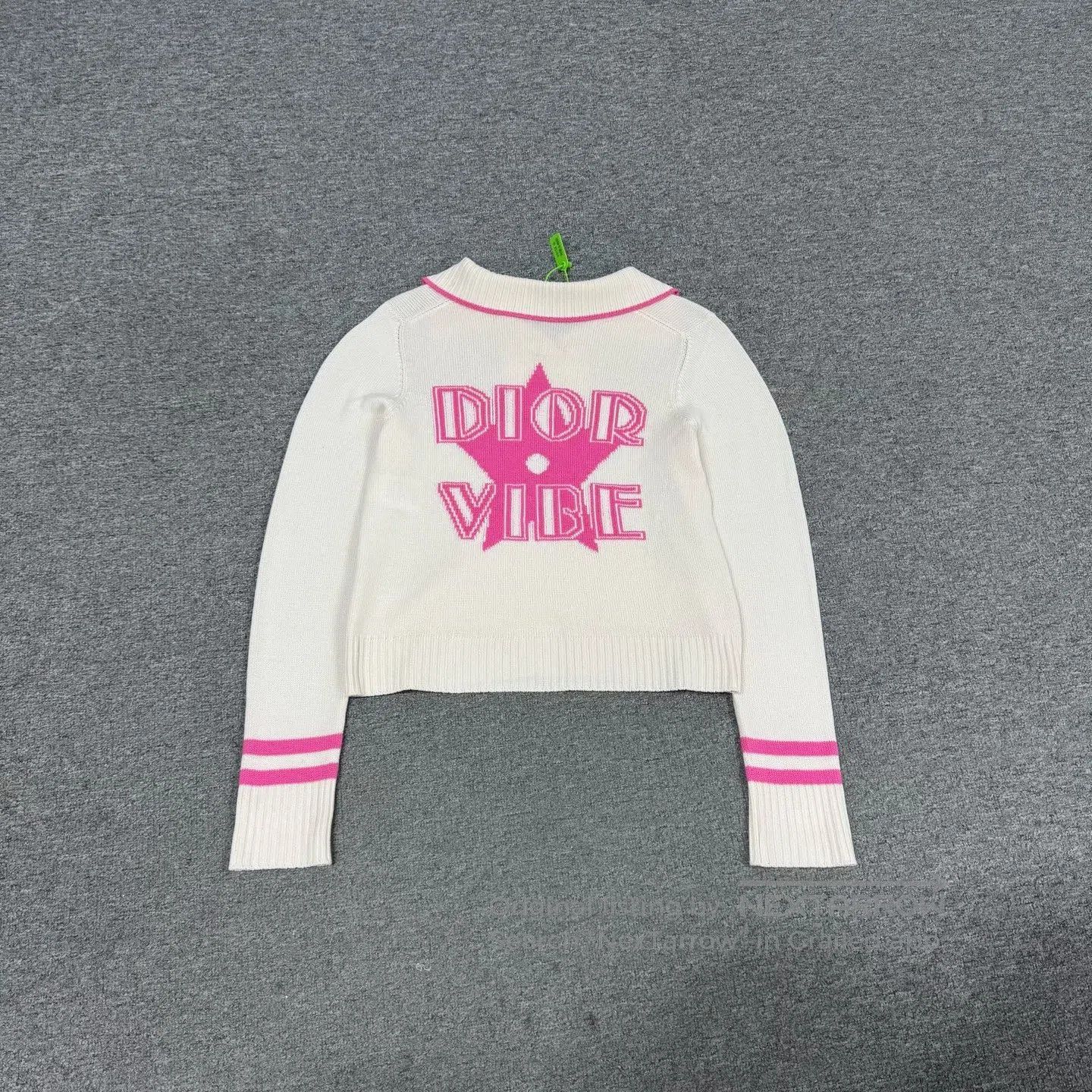 Dior Dior Large logo cashmere knit sweater| Size L / US 10 / IT 46 - 3 Thumbnail