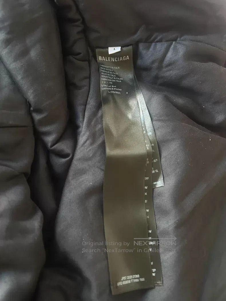 Balenciaga Balenciaga Spring 3B denim distressed pilot jacket Size US L / EU 52-54 / 3 - 5 Thumbnail
