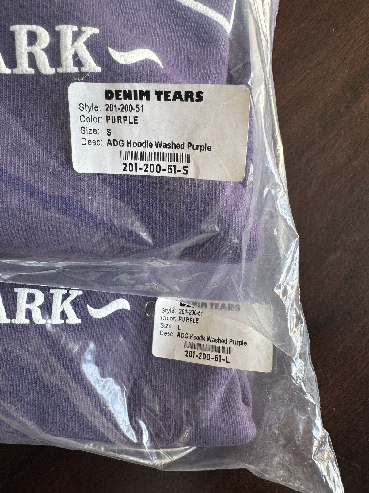 DENIM TEARS Denim Tears ADG Hoodie Washed Purple Size US S / EU 44-46 / 1 - 9 Thumbnail
