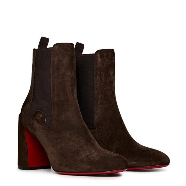 Christian Louboutin Turelastic Suede Ankle Boots Size US 8 / IT 38 - 4 Thumbnail