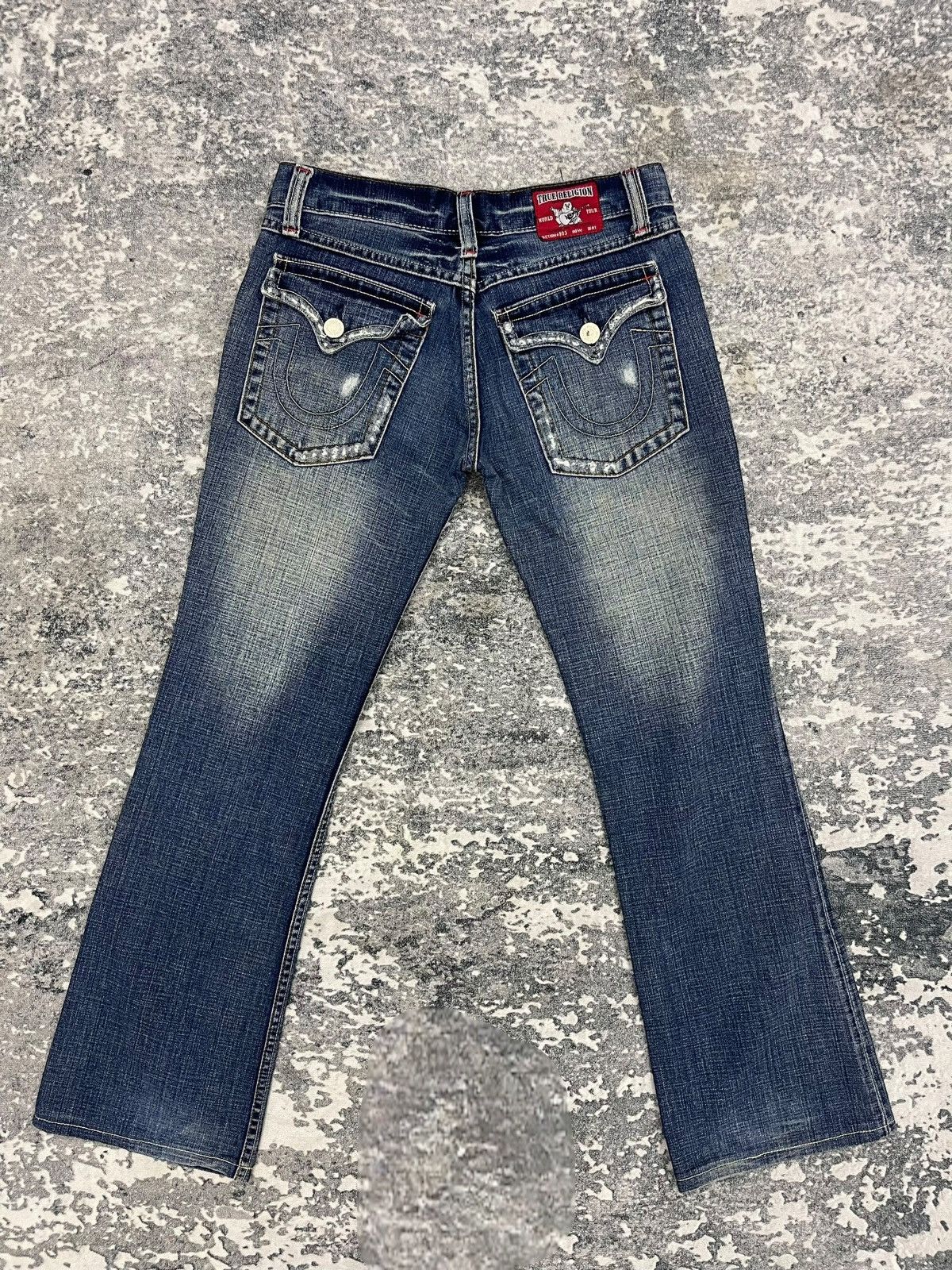 True Religion True Religion Big Rig "Stone & Tint" Bootcut Jeans Size 30" / US 8 / IT 44 - 9 Thumbnail
