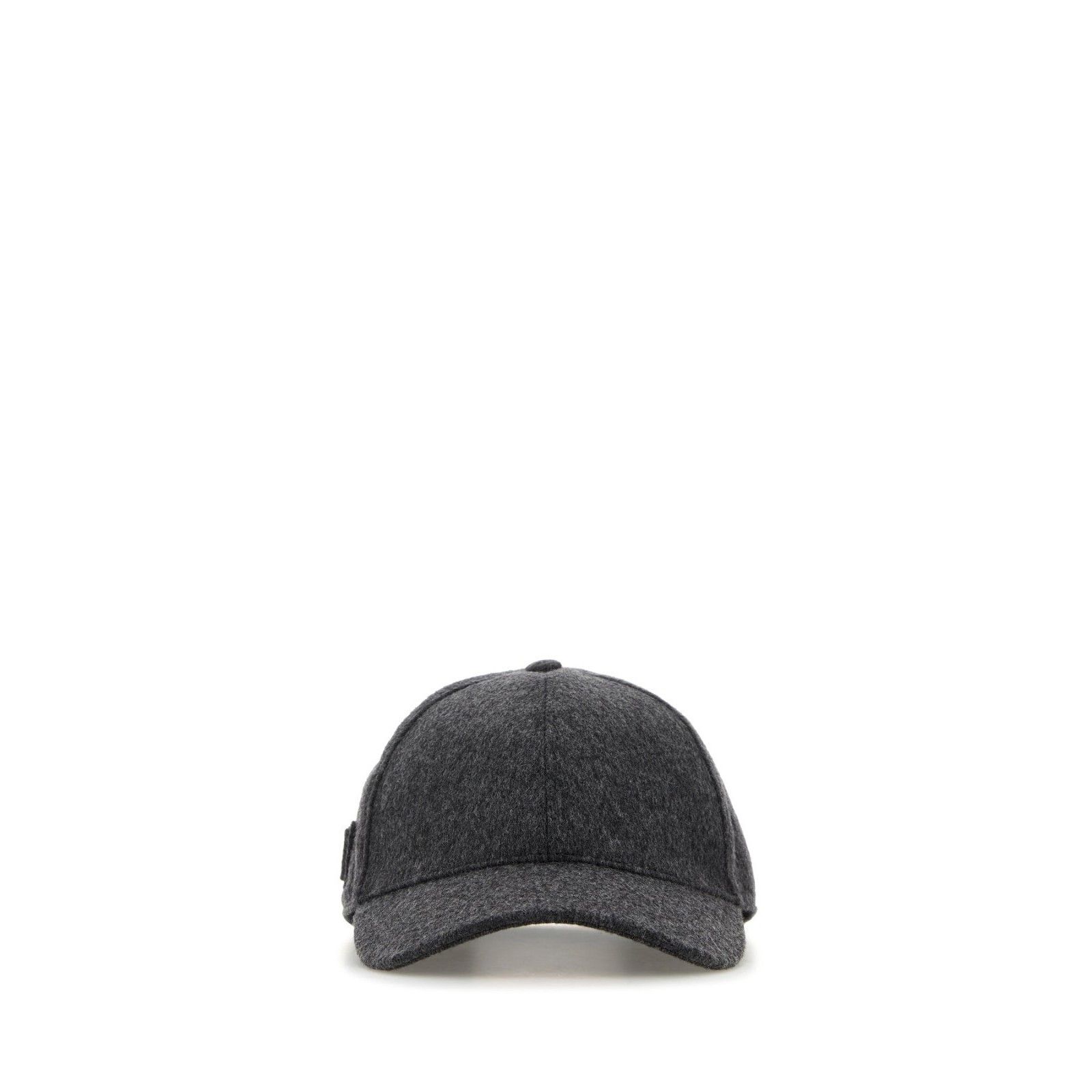 Prada PRADA Dark Grey Flannel Baseball Cap New & Authentic (Women' Size ONE SIZE - 1 Thumbnail