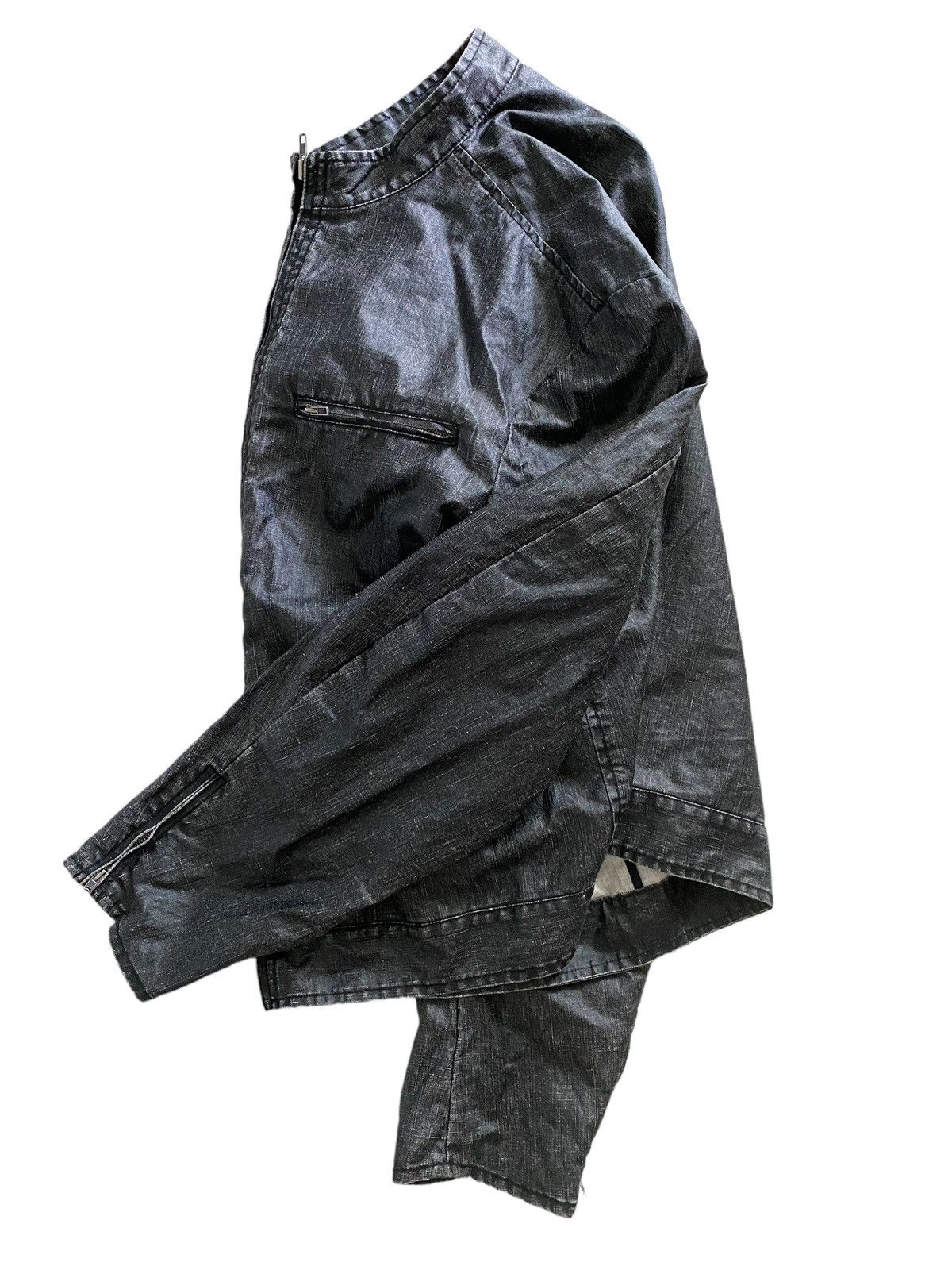 Calvin Klein × Calvin Klein 205W39NYC × Seditionaries CK CALVIN KLEIN Black Jacket zipper Punk bikers design style Size US XL / EU 56 / 4 - 12 Thumbnail
