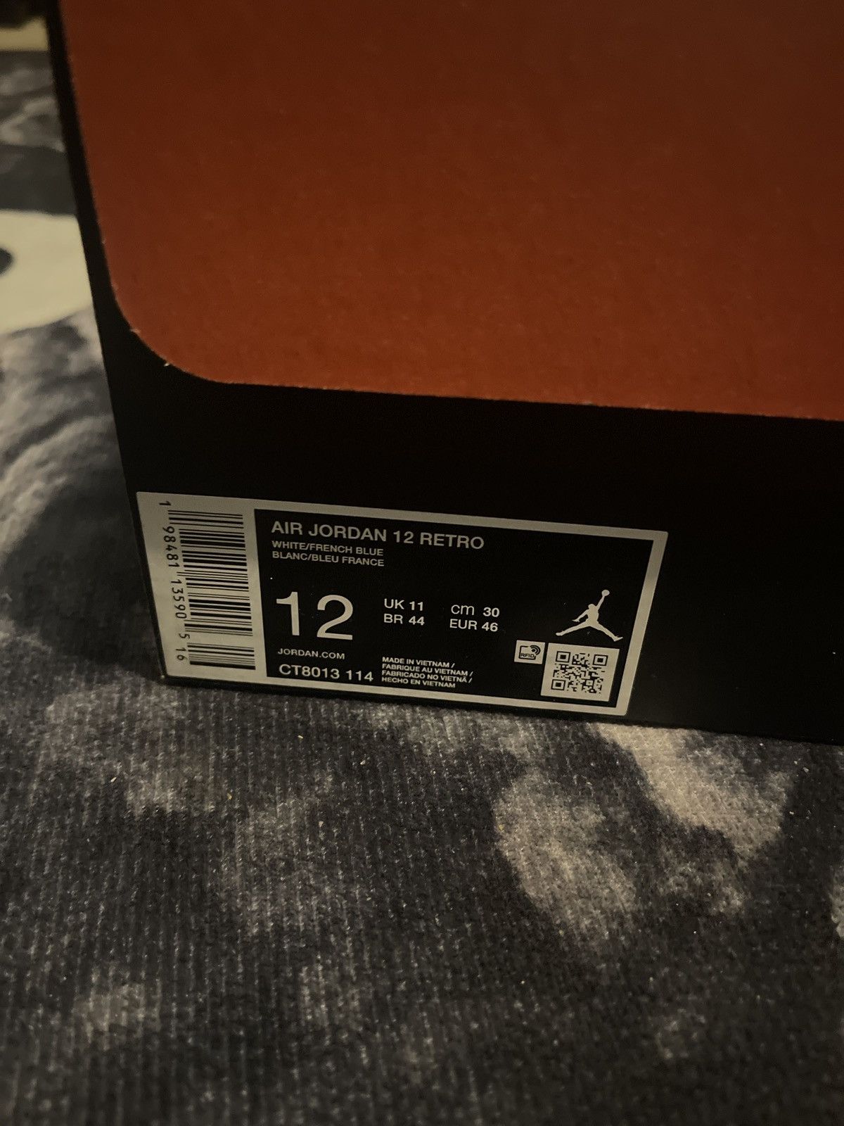 Jordan Brand Jordan 12 French Blues Size US 12 / EU 45 - 7 Thumbnail